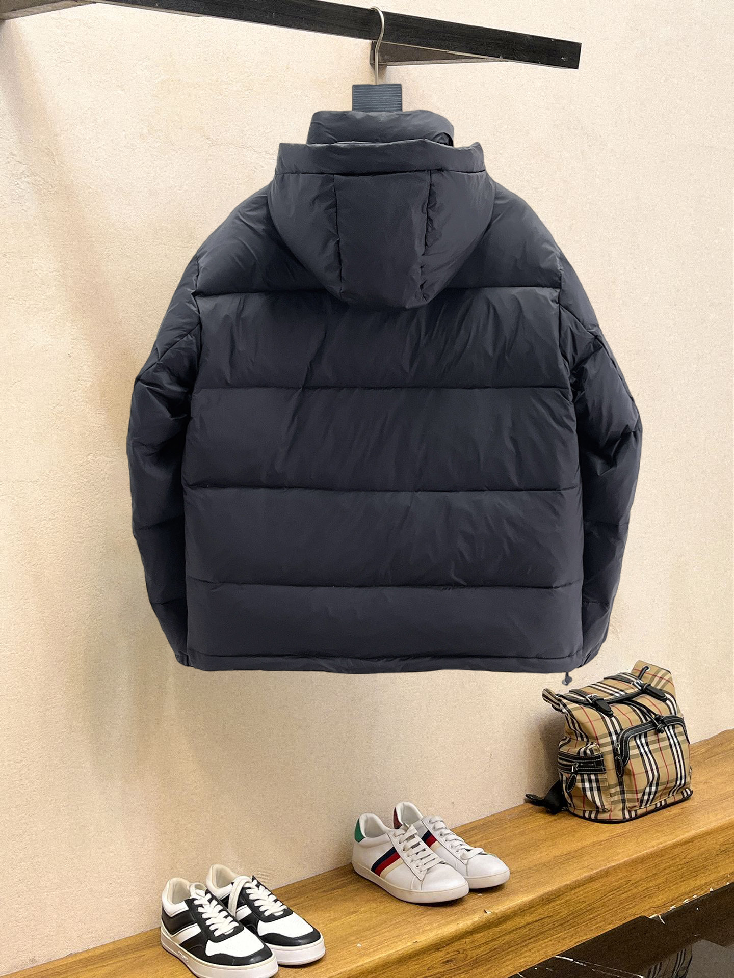 Ermenegildo Zegna Male Down Jacket White Duck Down Slim Fit M-l-xl