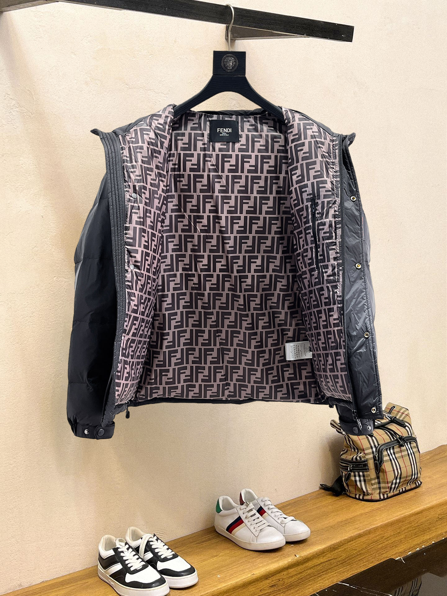 Ermenegildo Zegna Male Down Jacket White Duck Down Slim Fit M-l-xl