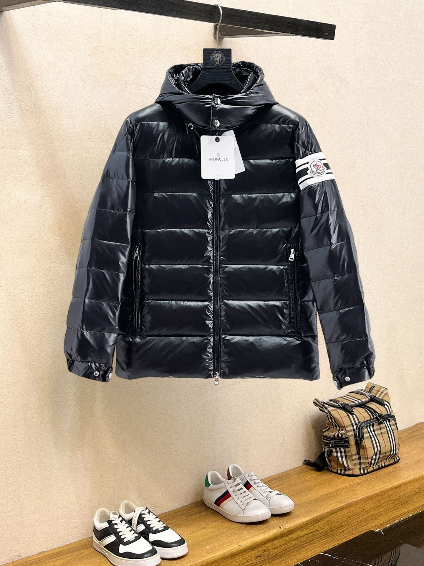 Ermenegildo Zegna Male Down Jacket White Duck Down Slim Fit M-l-xl