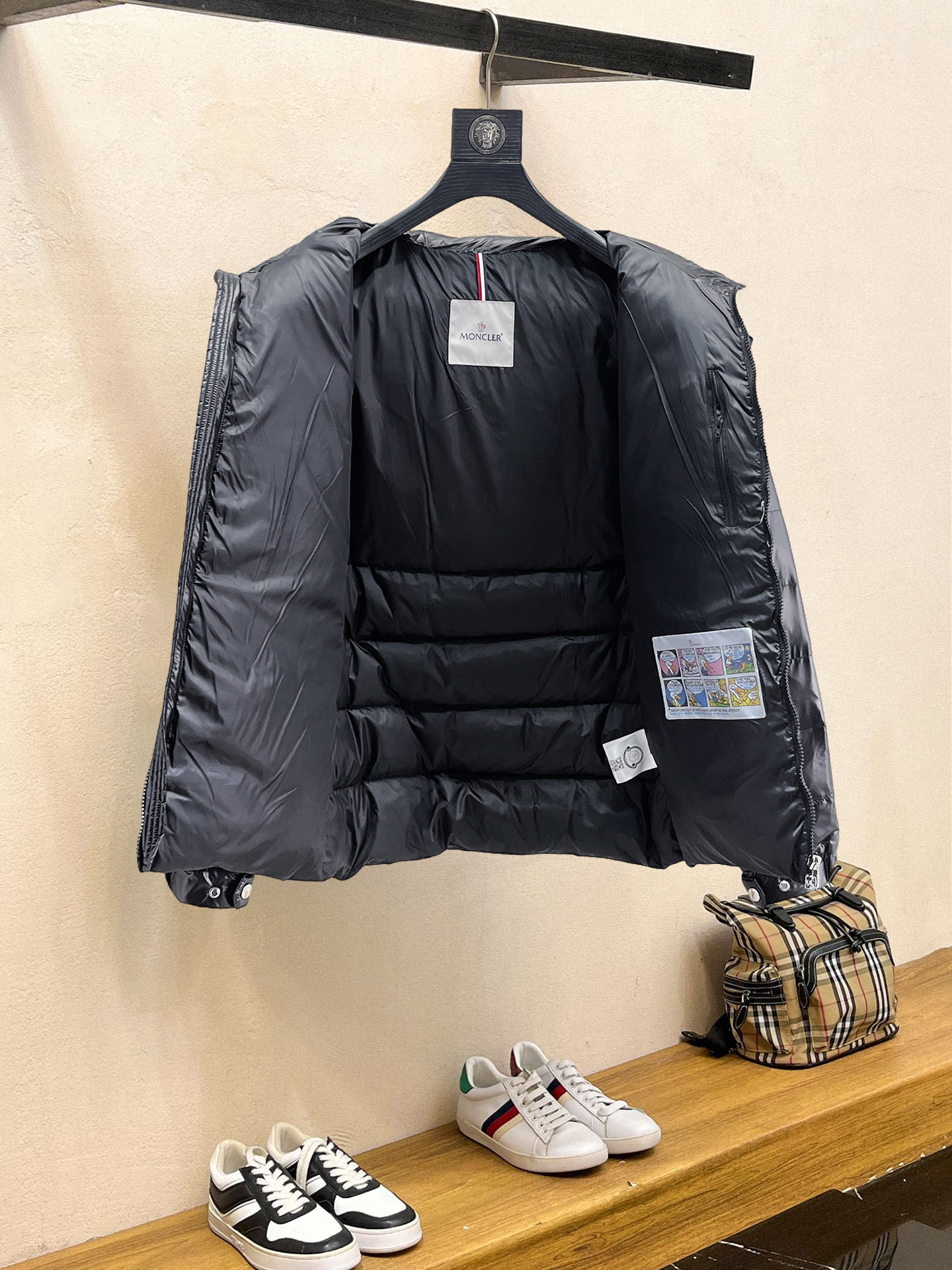 Ermenegildo Zegna Male Down Jacket White Duck Down Slim Fit M-l-xl