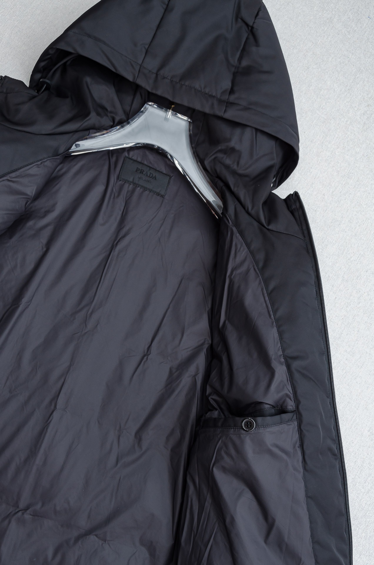 Ermenegildo Zegna Male Down Jacket White Duck Down Slim Fit M-l-xl