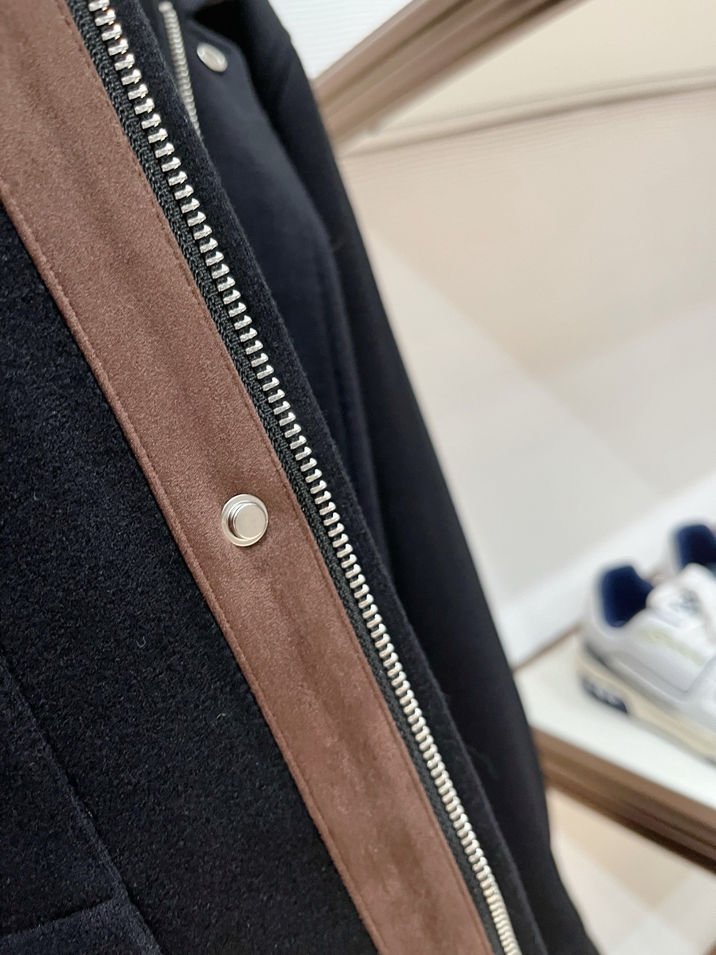 Loro Piana Male Jacket Cotton Black Slim Fit M-l-xl