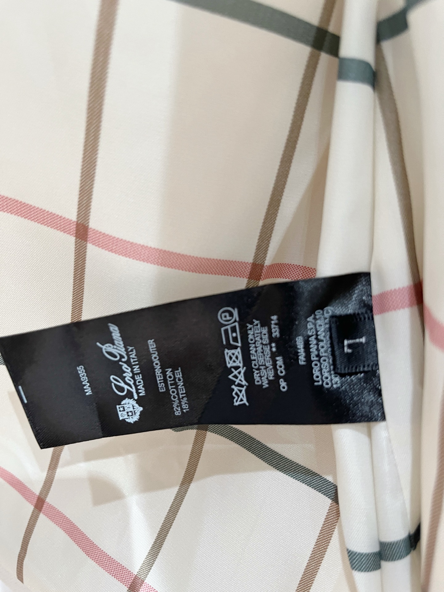 Loro Piana Male Jacket Cotton Black Slim Fit M-l-xl