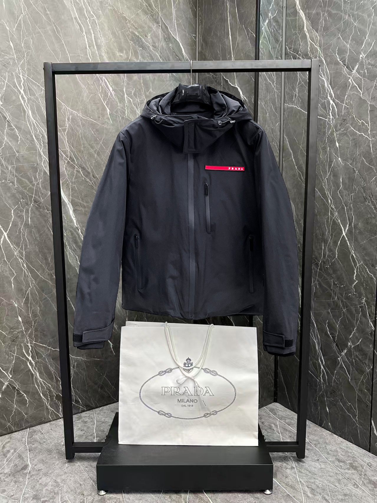 Prada Couple Down Jacket Goose Down M-l-xl