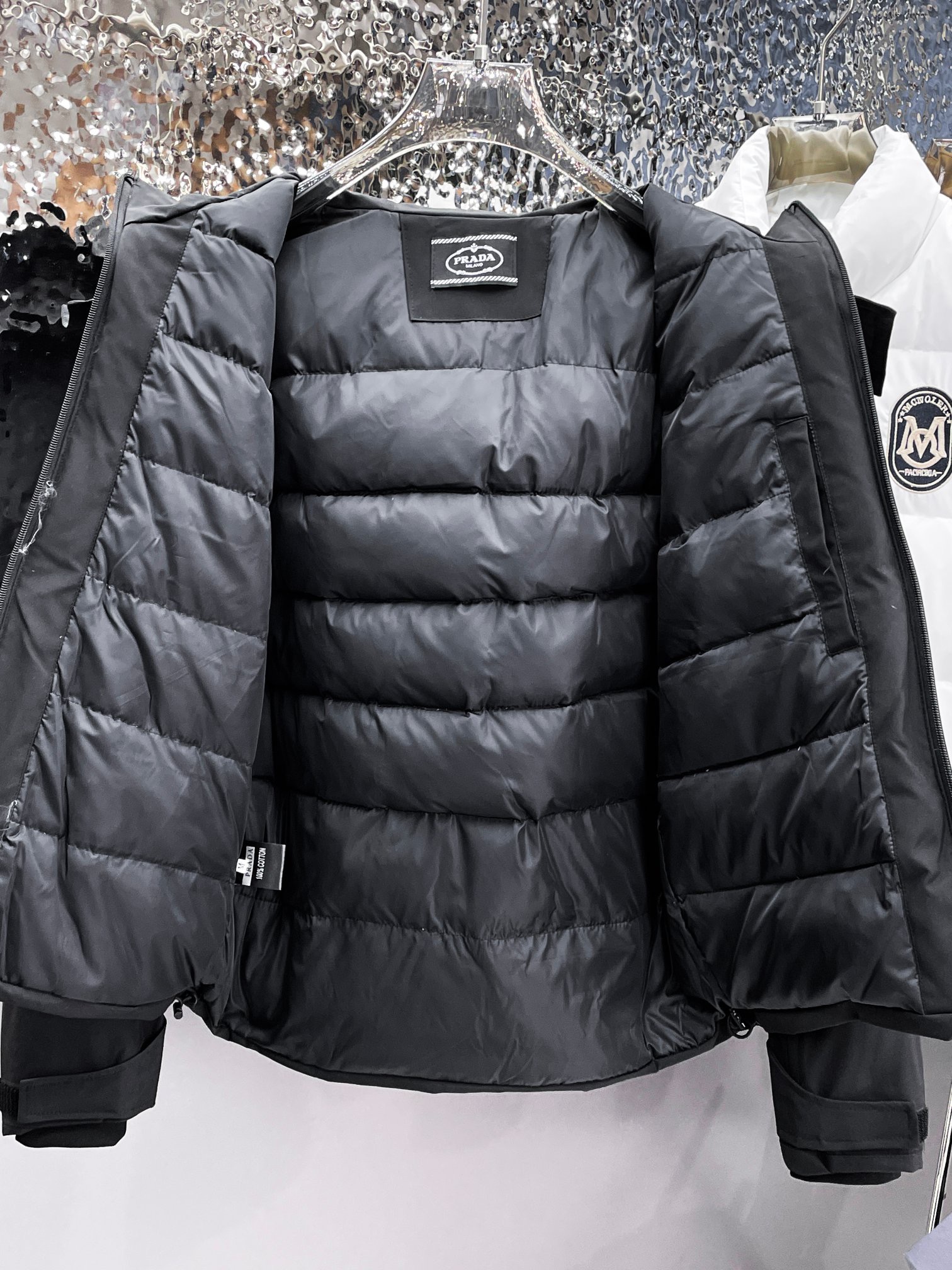 Prada Couple Down Jacket Goose Down M-l-xl