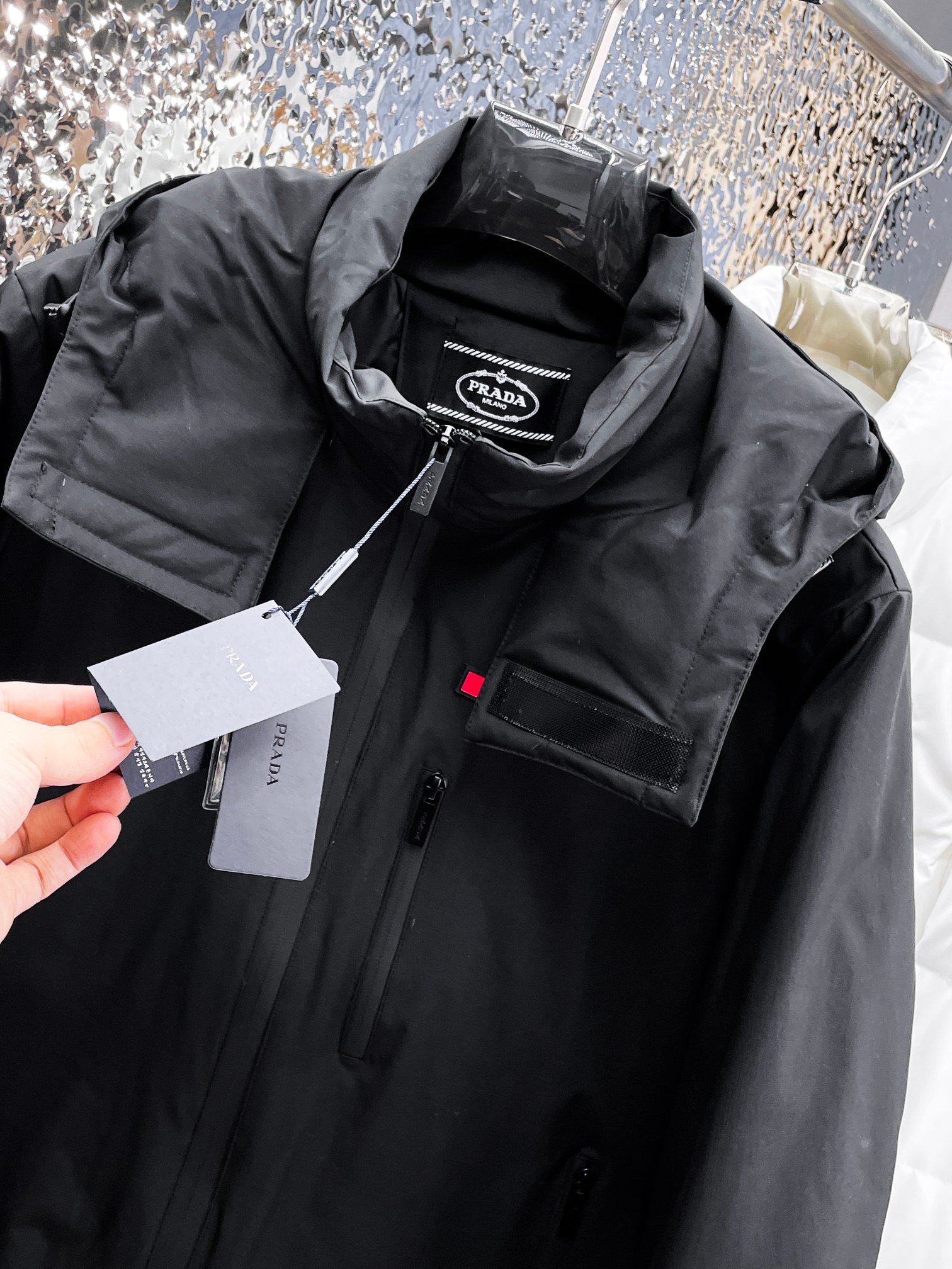 Prada Couple Down Jacket Goose Down M-l-xl