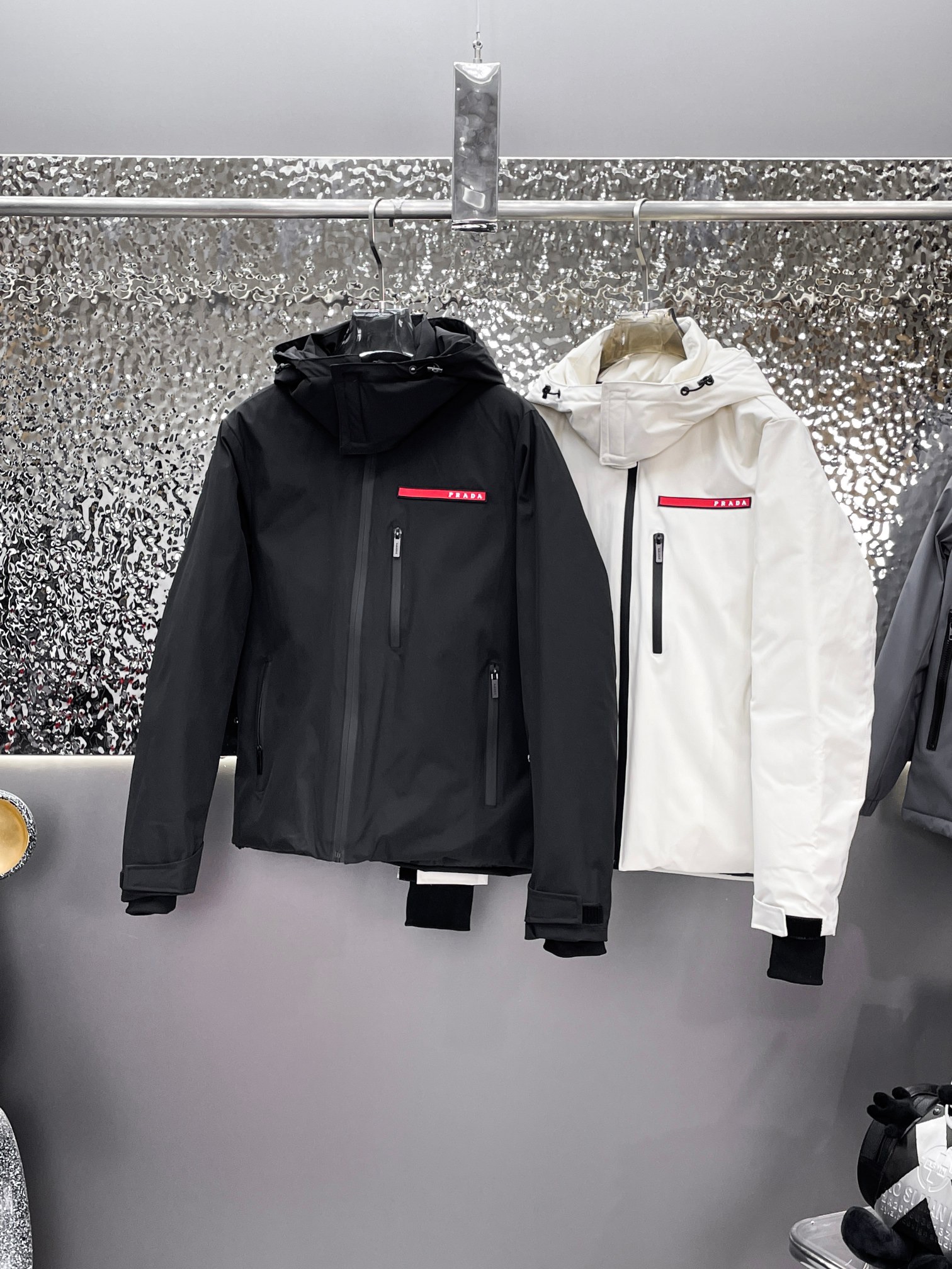 Prada Couple Down Jacket Goose Down M-l-xl