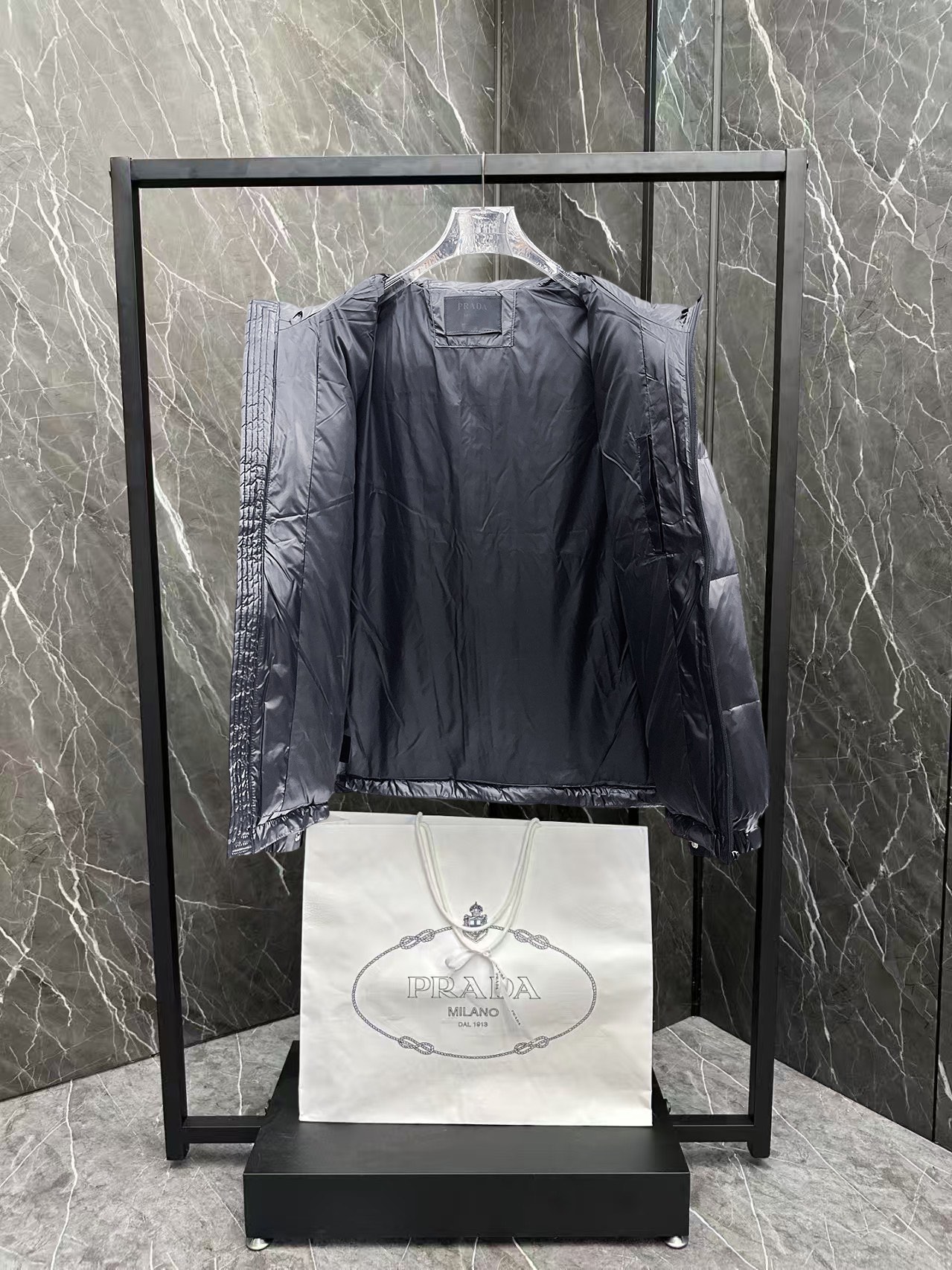 Prada Couple Down Jacket Goose Down M-l-xl