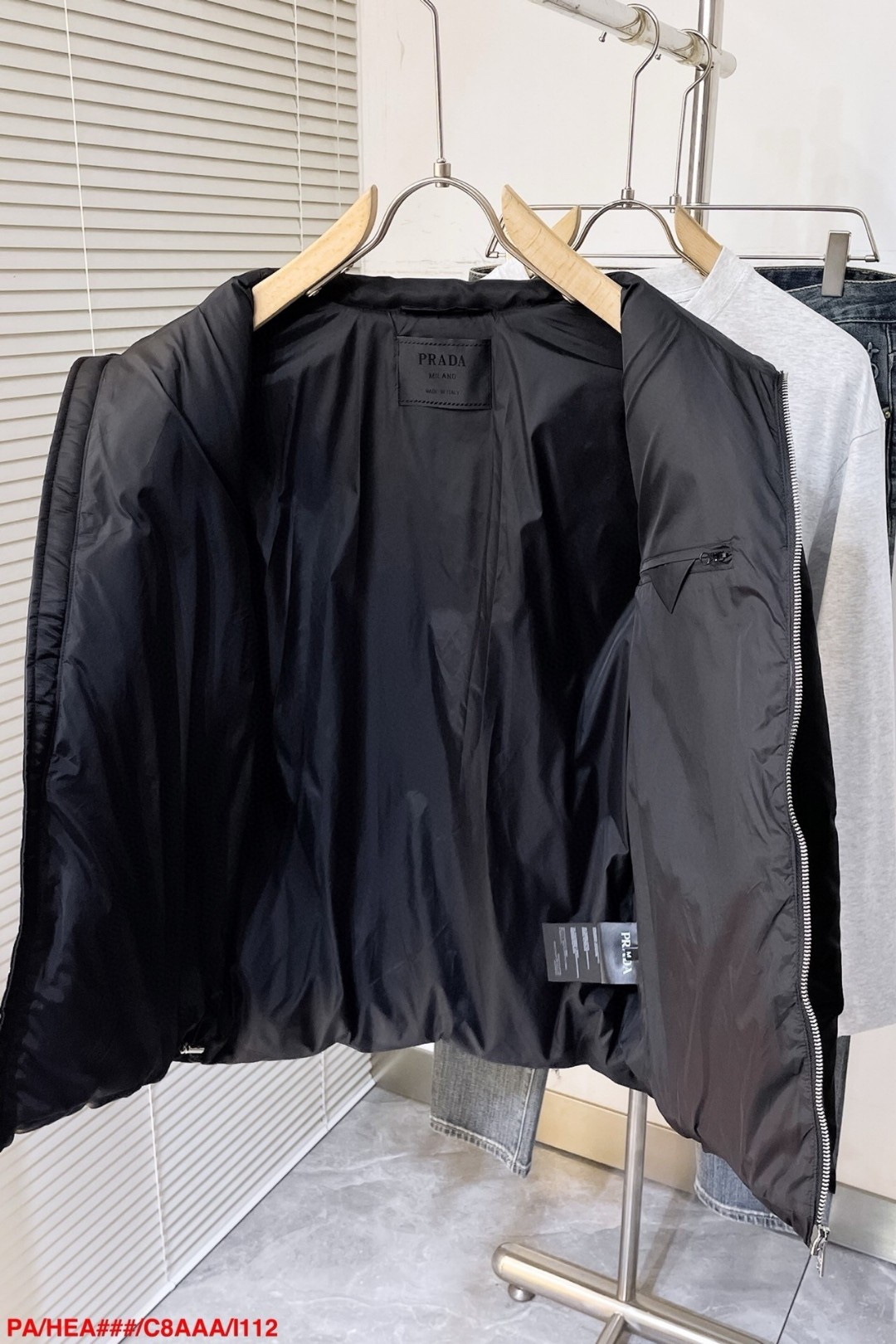 Prada Couple Down Jacket Goose Down M-l-xl