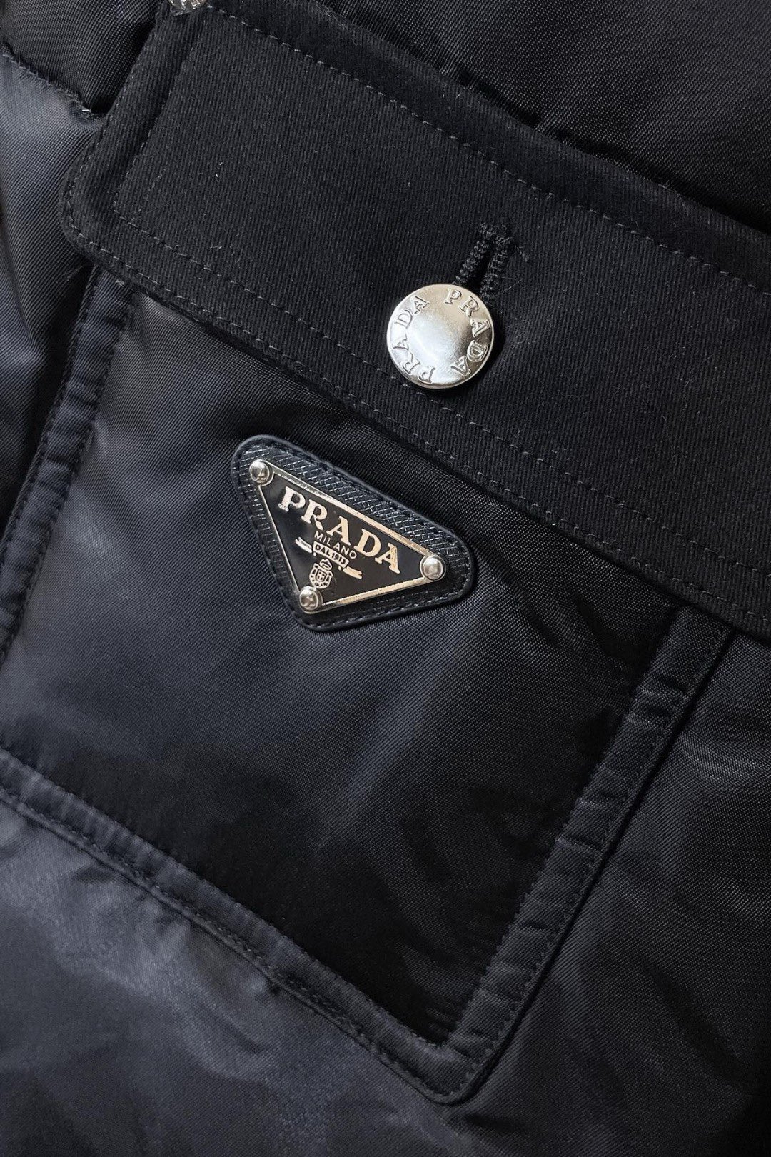 Prada Couple Down Jacket Goose Down M-l-xl