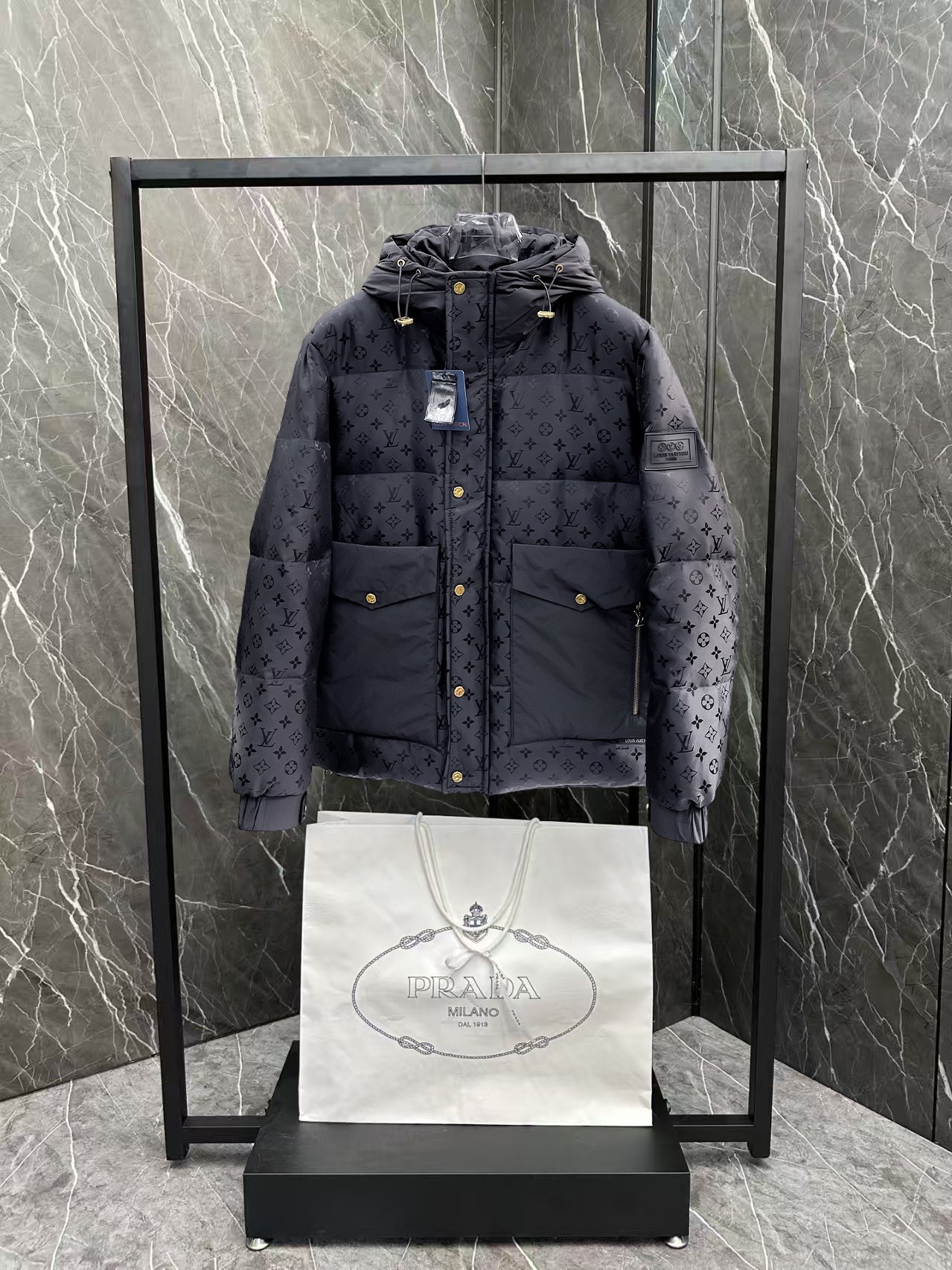 Louis Vuitton Couple Down Jacket Goose Down M-l-xl
