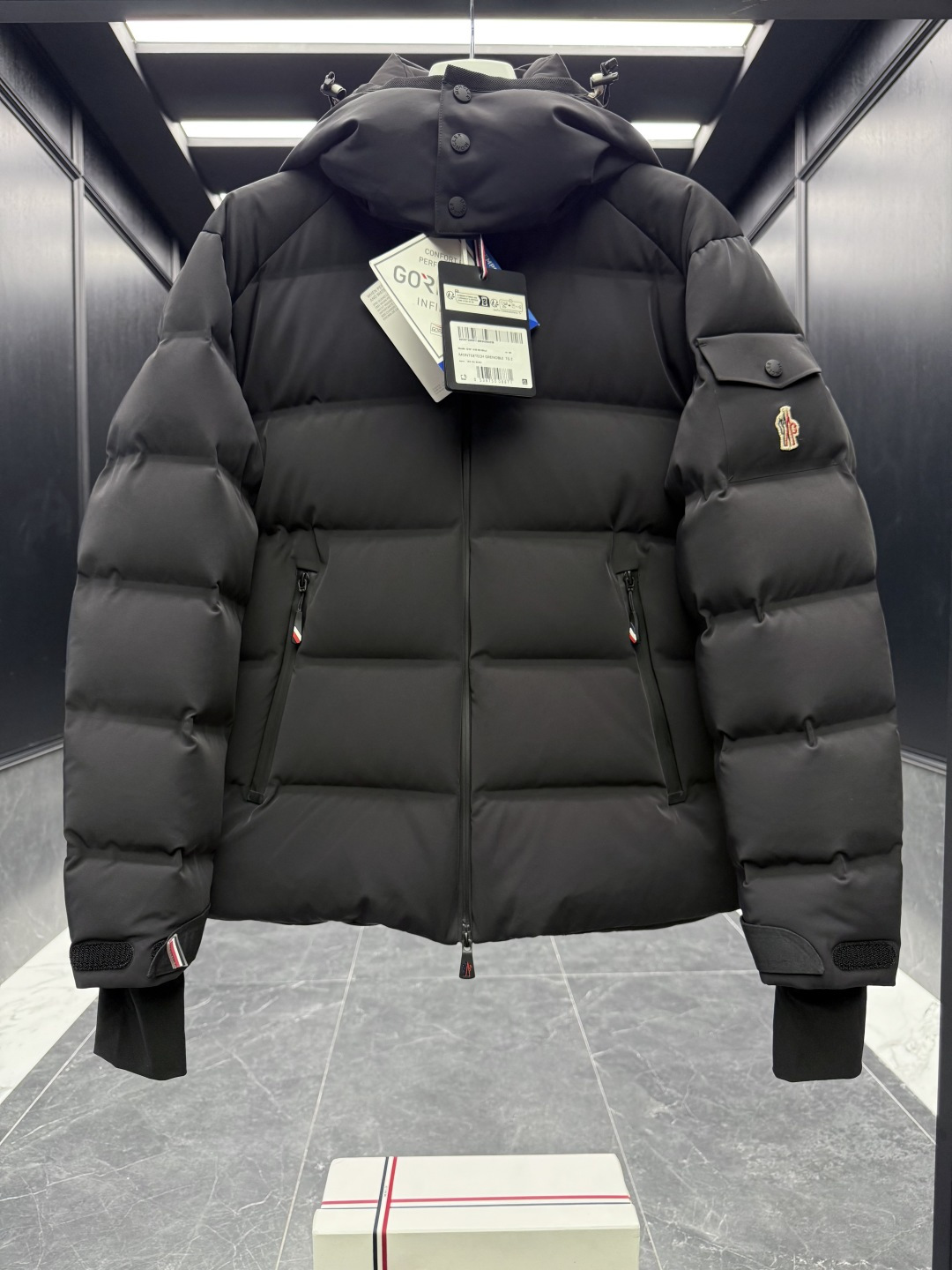 Moncler Male Jacket Knitted Black S-m-l