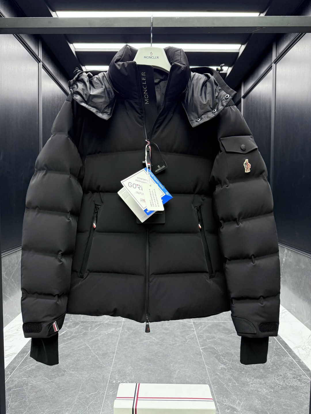 Moncler Male Jacket Knitted Black S-m-l