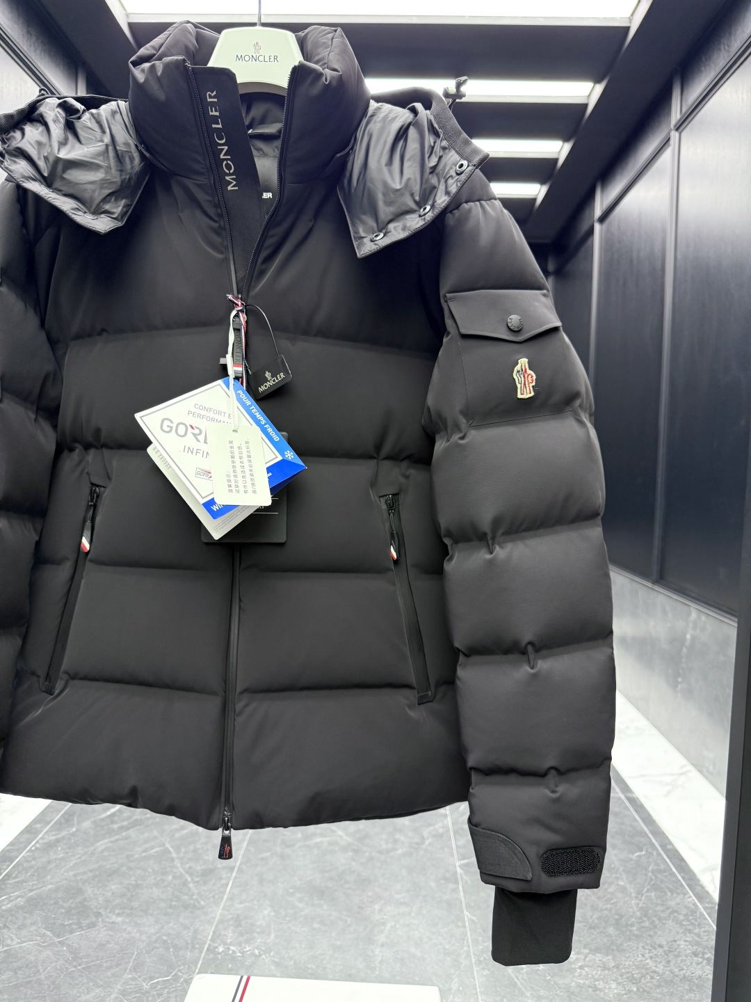 Moncler Male Jacket Knitted Black S-m-l