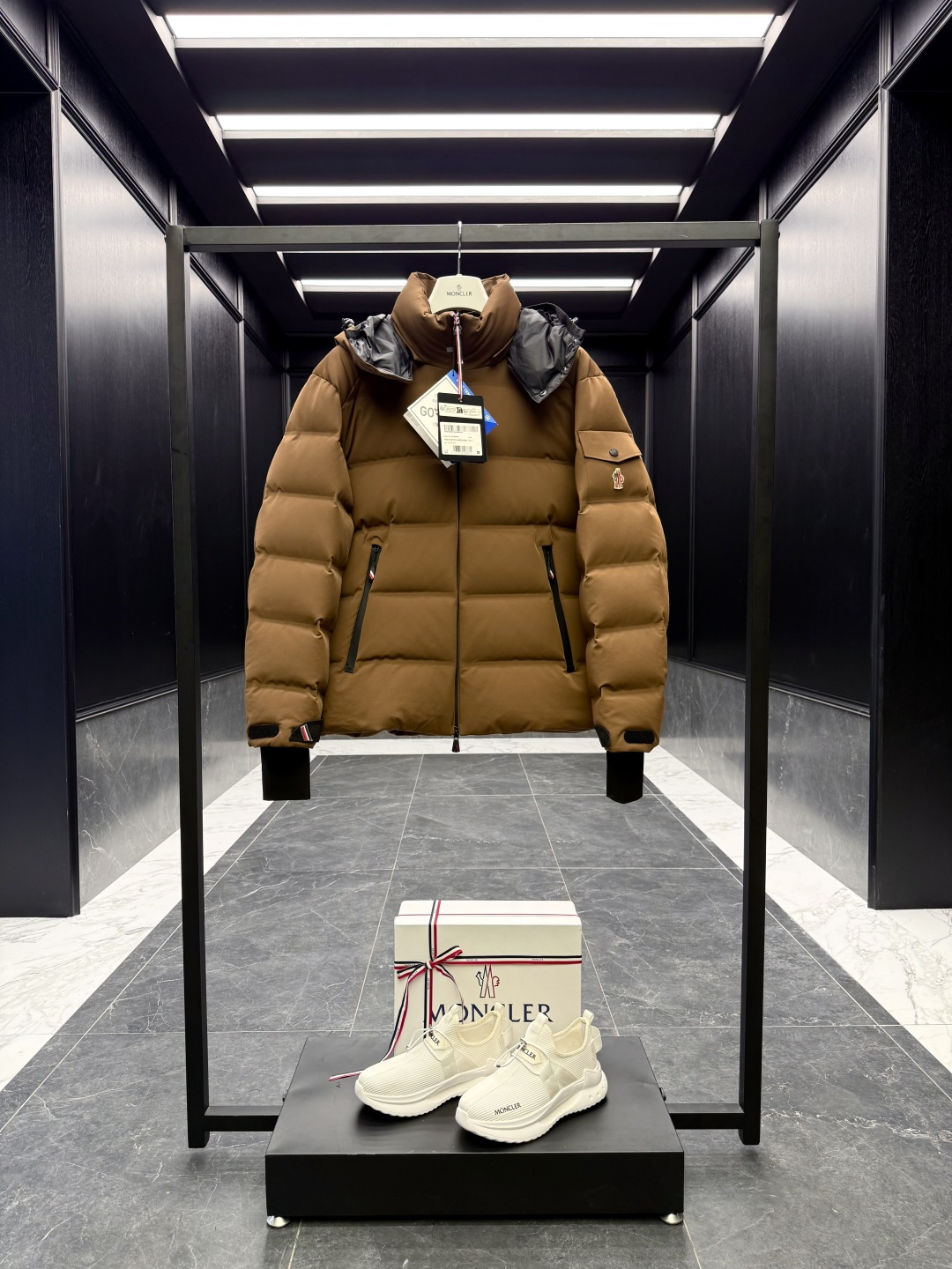 Moncler Male Jacket Knitted Black S-m-l