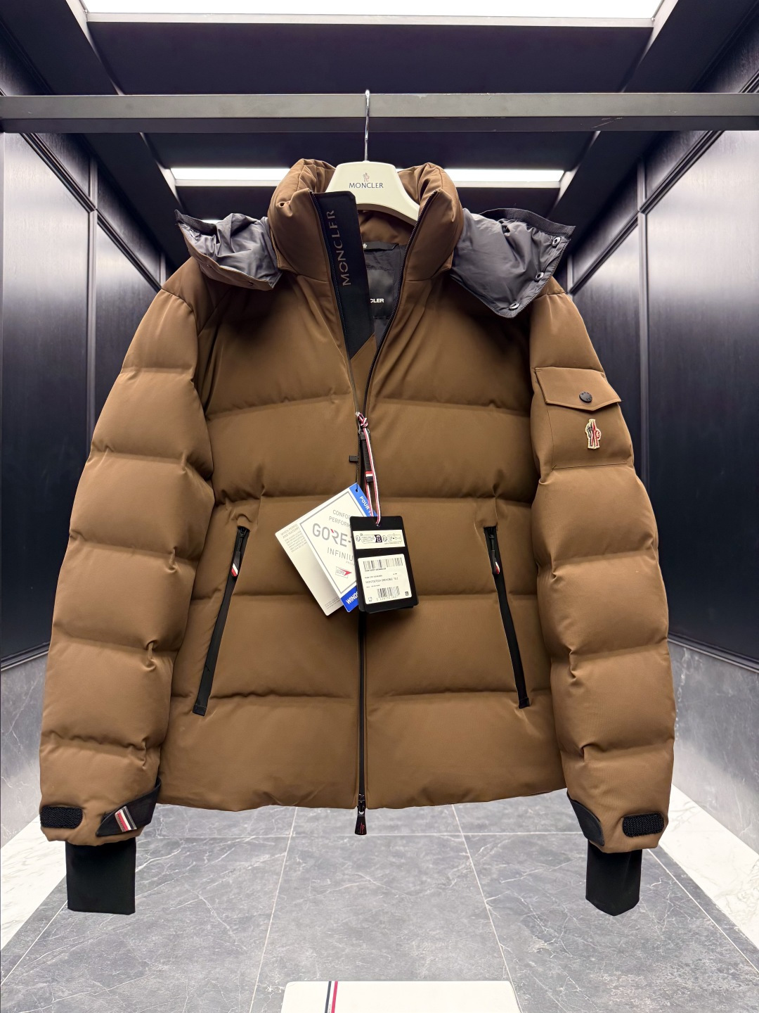 Moncler Male Jacket Knitted Black S-m-l