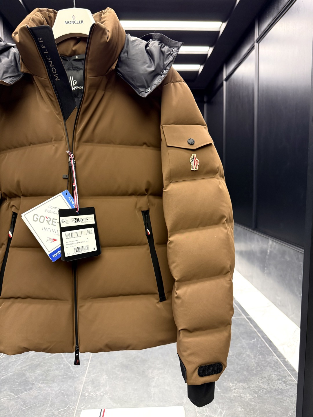 Moncler Male Jacket Knitted Black S-m-l