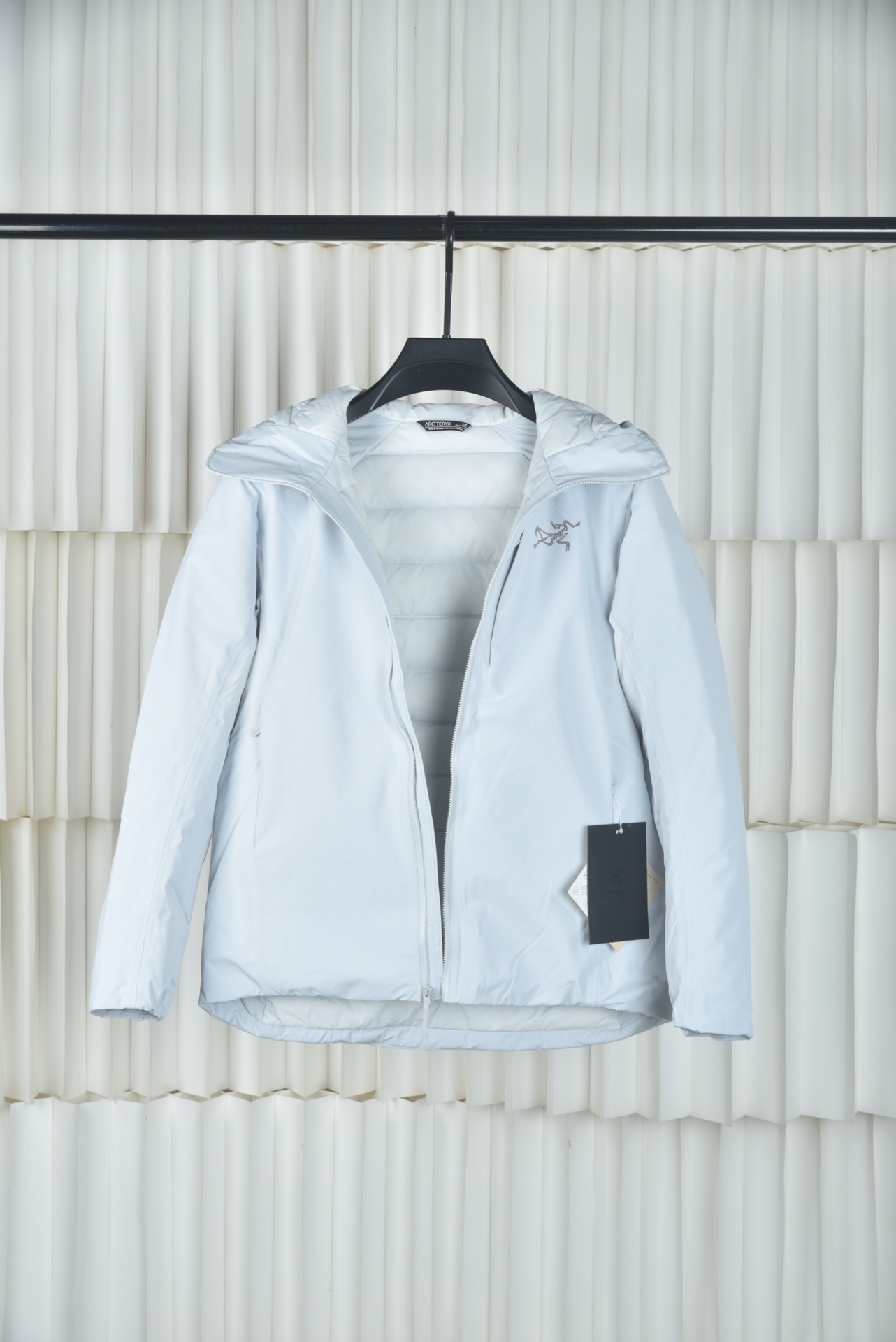 Arcteryx Down Jacket Knitted Black Hooded S-m-l-xl-xxl