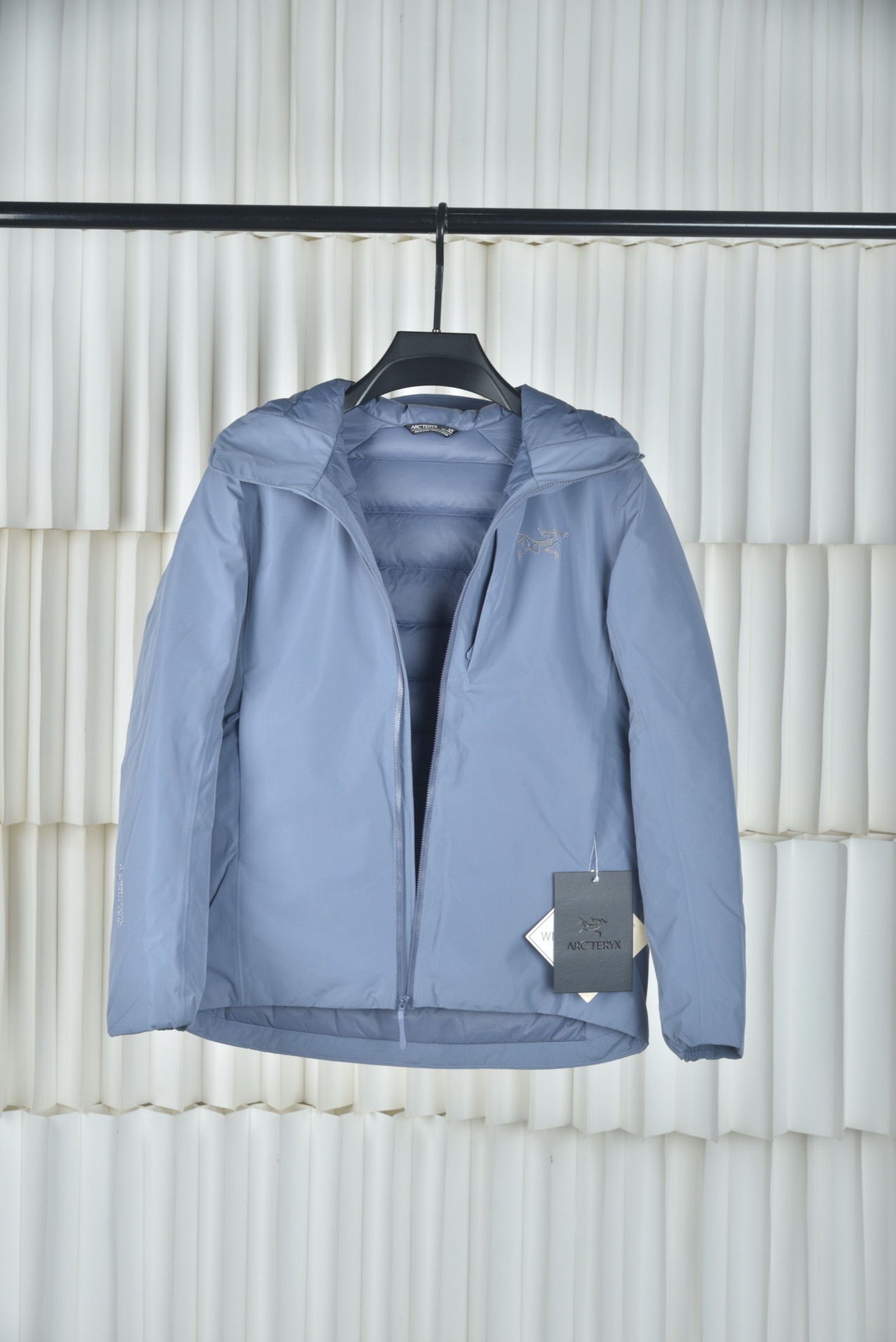 Arcteryx Down Jacket Knitted Black Hooded S-m-l-xl-xxl