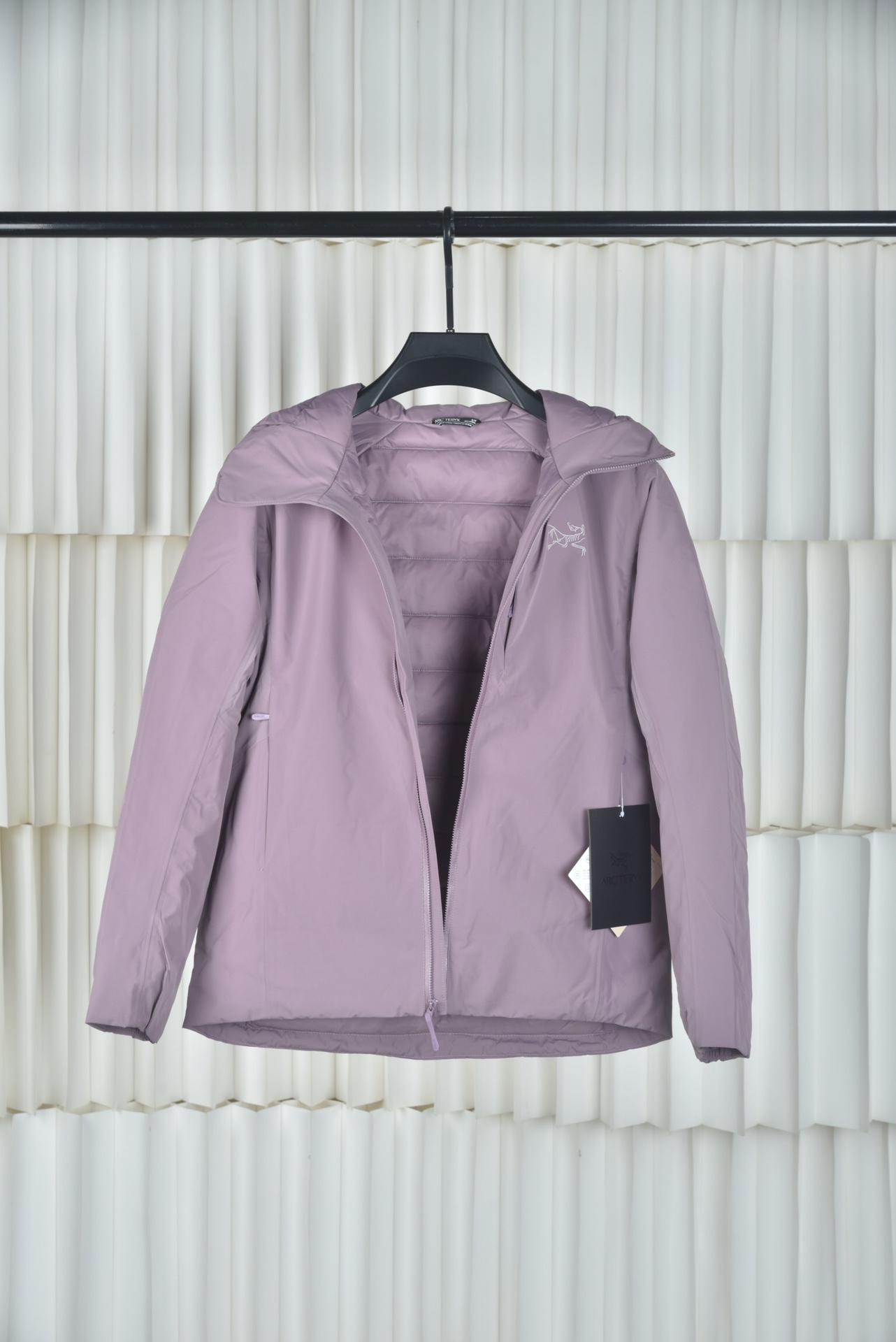 Arcteryx Down Jacket Knitted Black Hooded S-m-l-xl-xxl