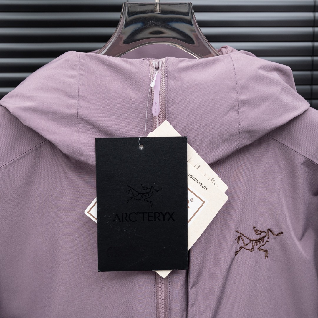 Arcteryx Female Down Jacket Knitted Black Hooded S-l-xxl