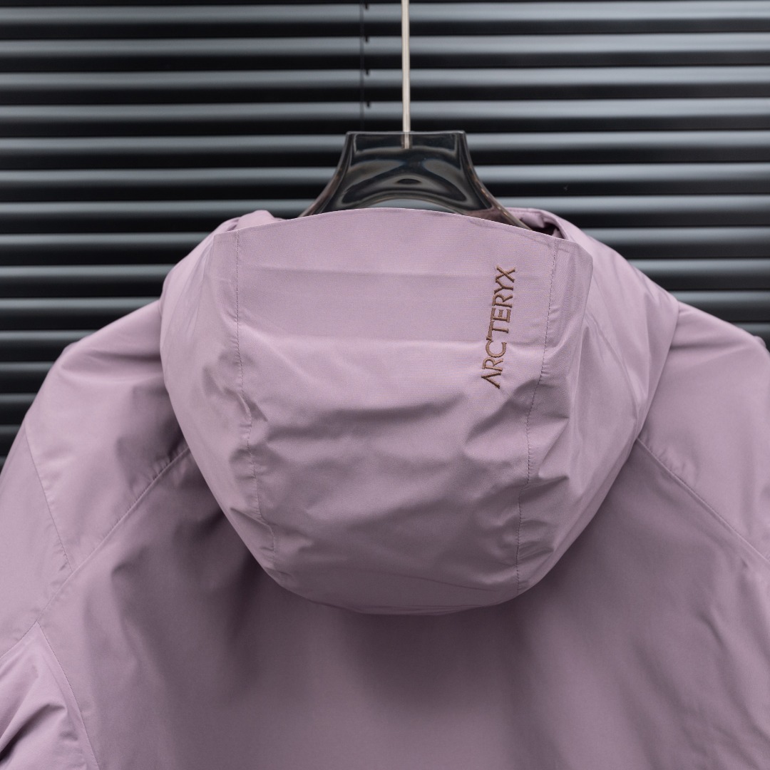 Arcteryx Female Down Jacket Knitted Black Hooded S-l-xxl