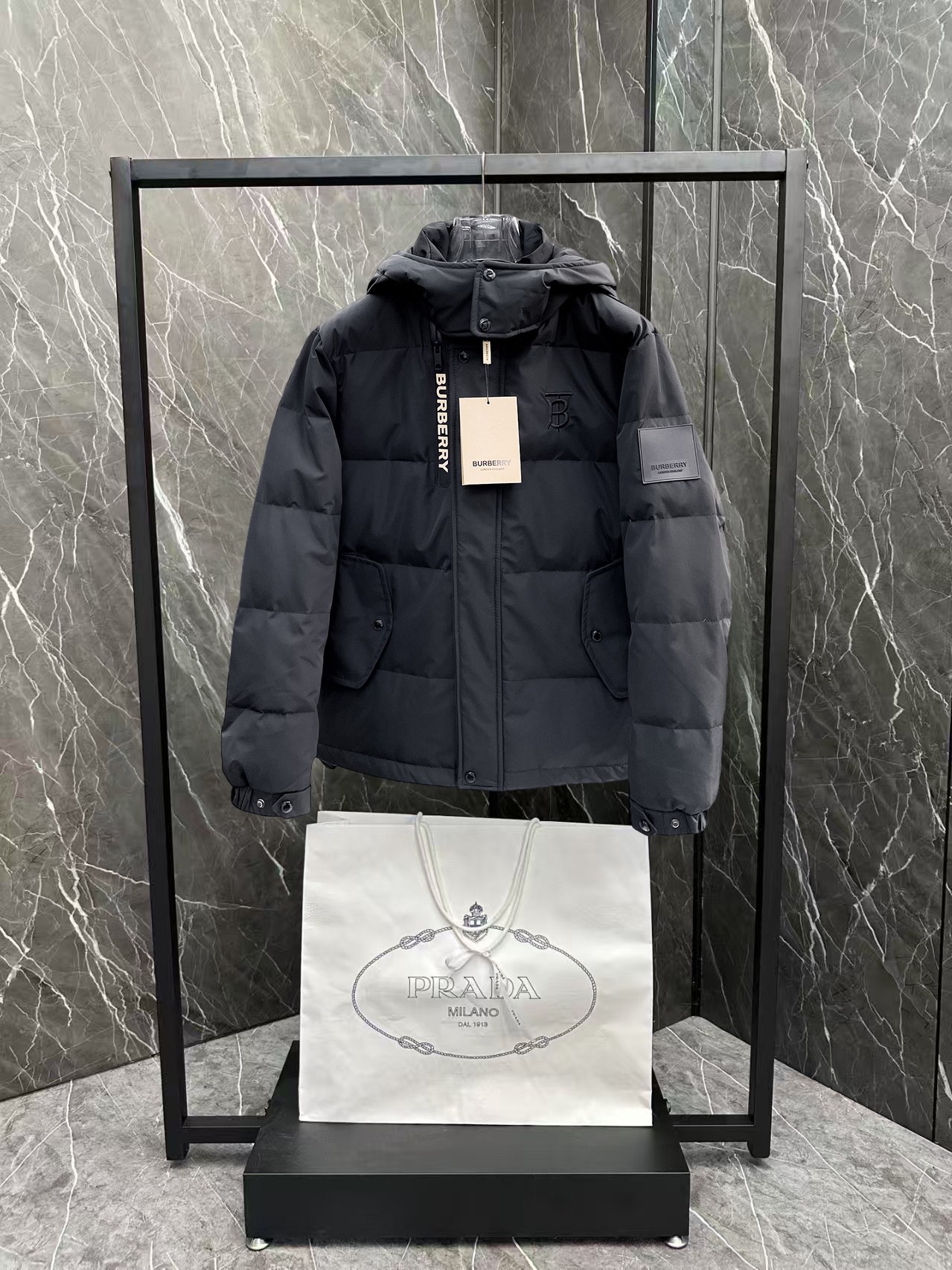 Burberry Couple Down Jacket Goose Down M-l-xl