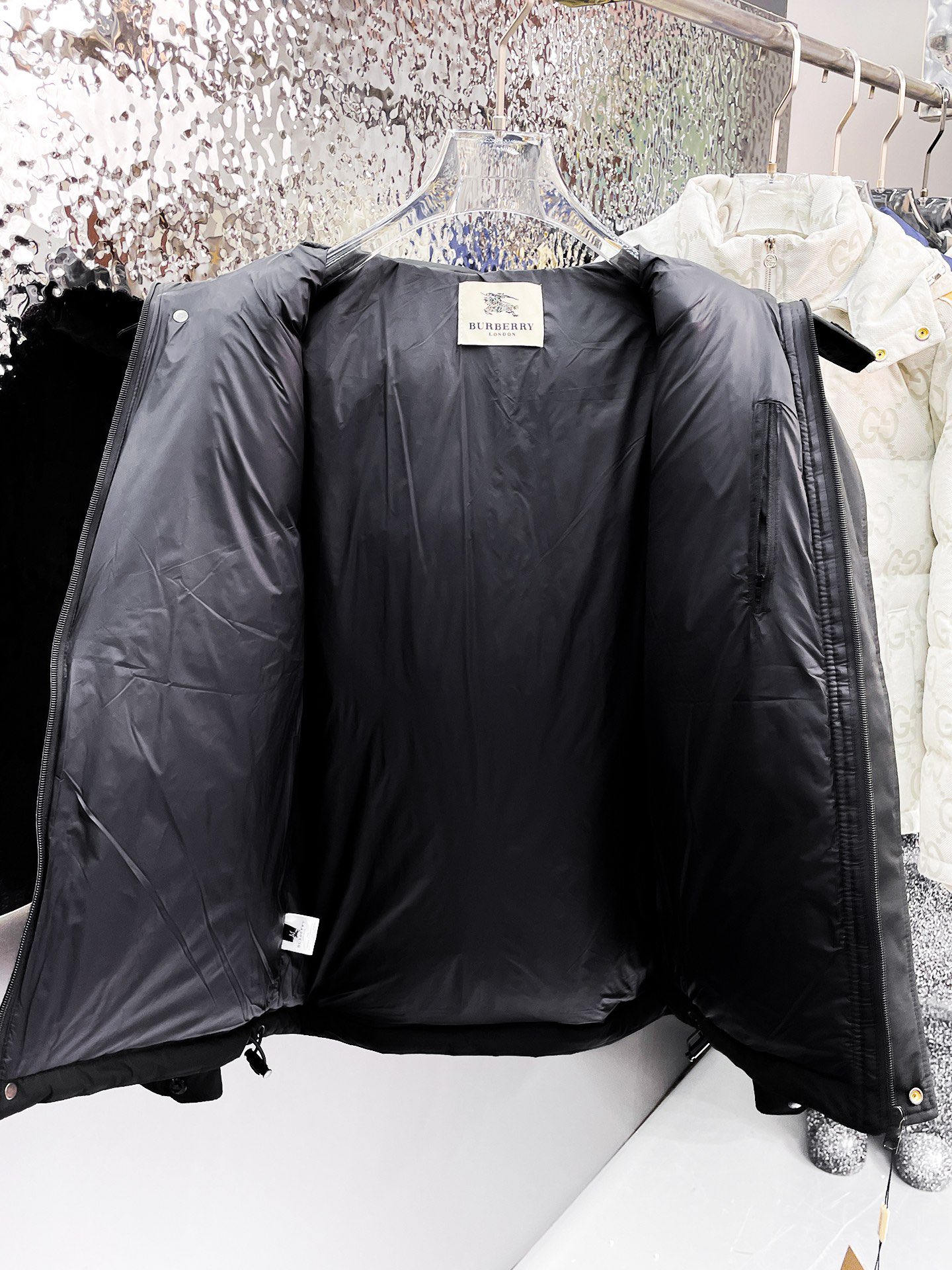 Burberry Couple Down Jacket Goose Down M-l-xl