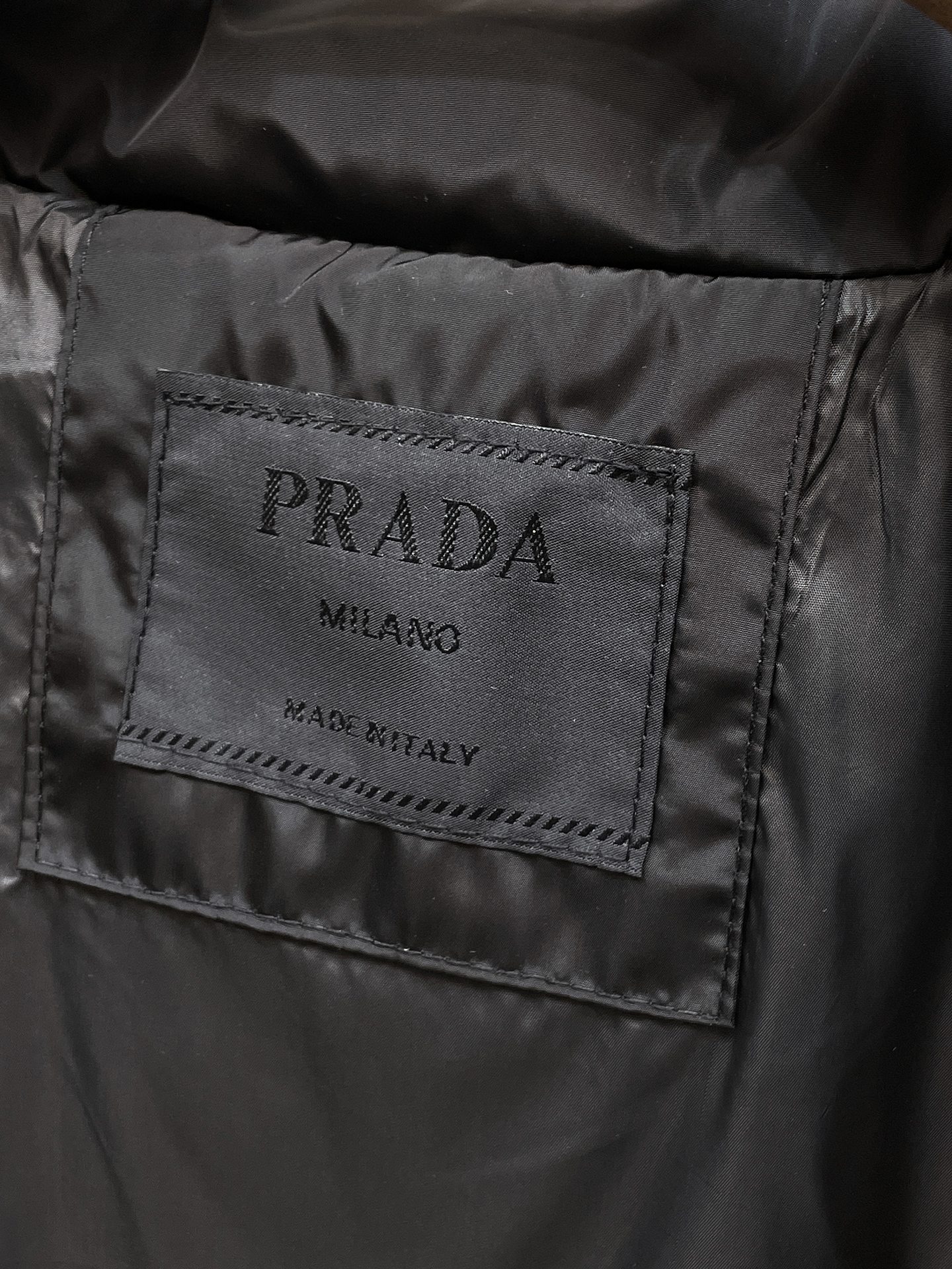 Gucci Down Vest Goose Down Black S-m-l-xl