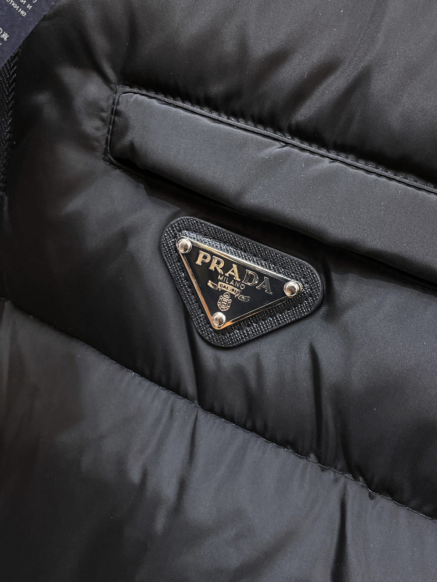 Gucci Down Vest Goose Down Black S-m-l-xl