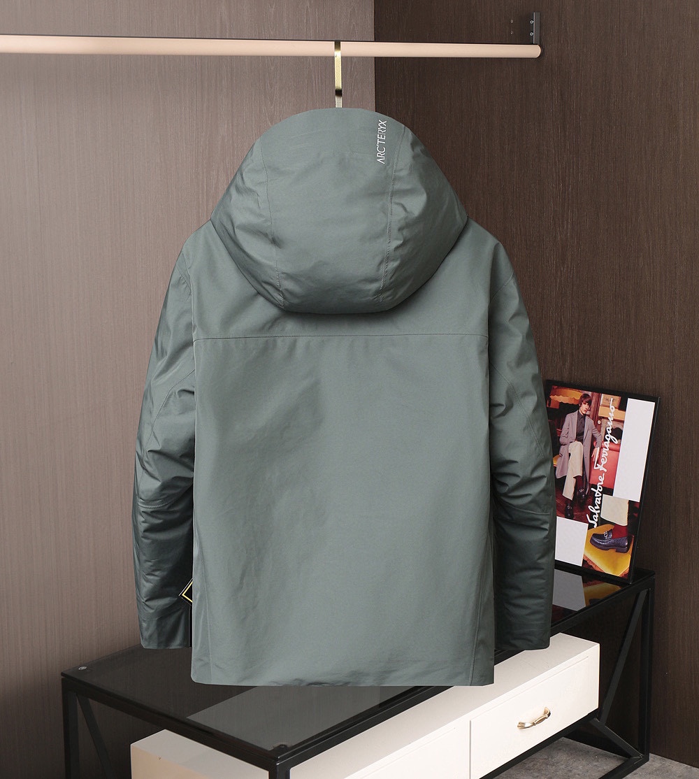 Arcteryx Down Jacket Goose Down Hooded S-m-l-xl