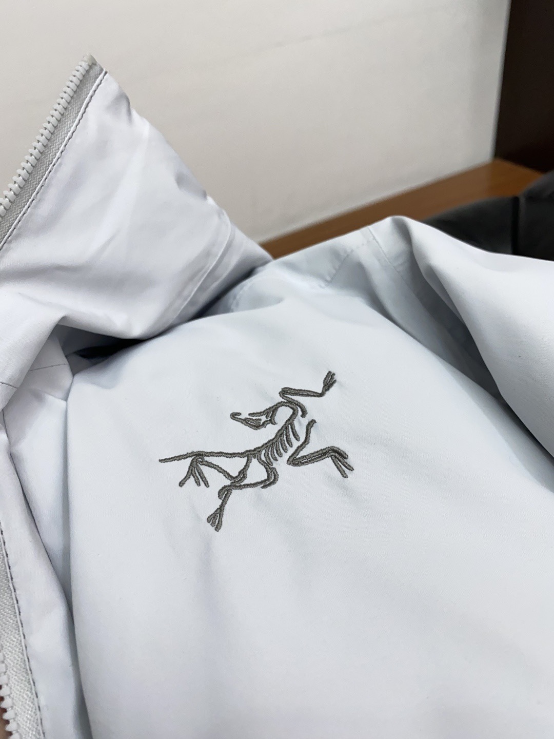 Arcteryx Couple Down Jacket White Duck Down Black Hooded S-l-xl