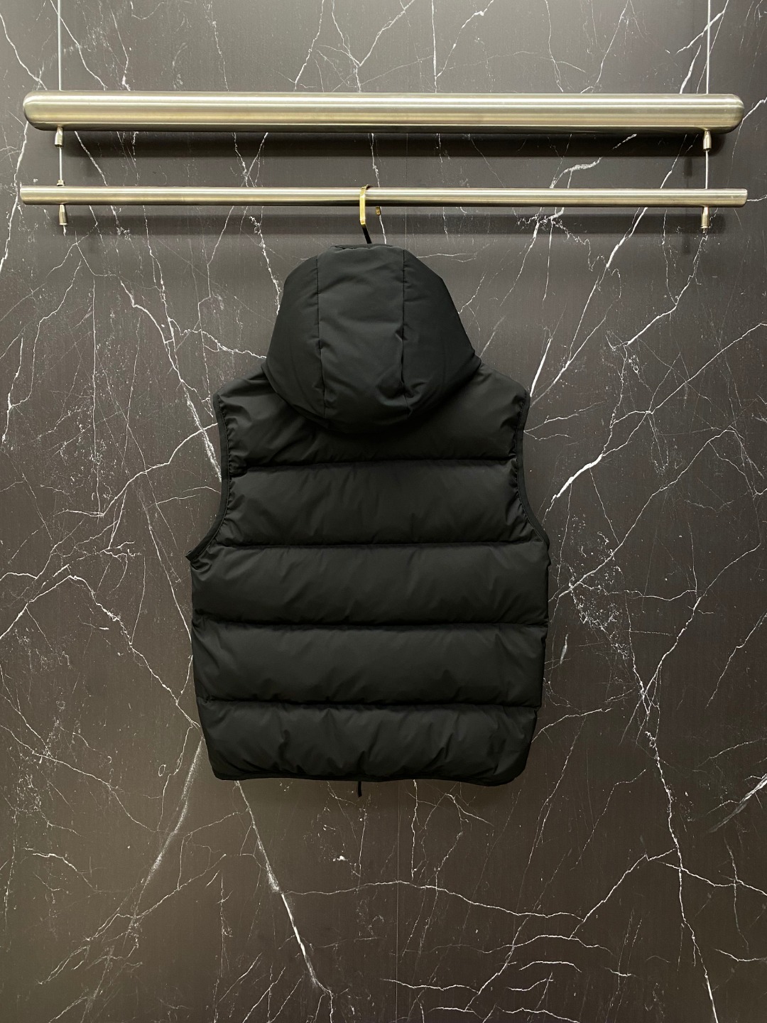 Moncler Male Down Vest Goose Down Black S-m-l