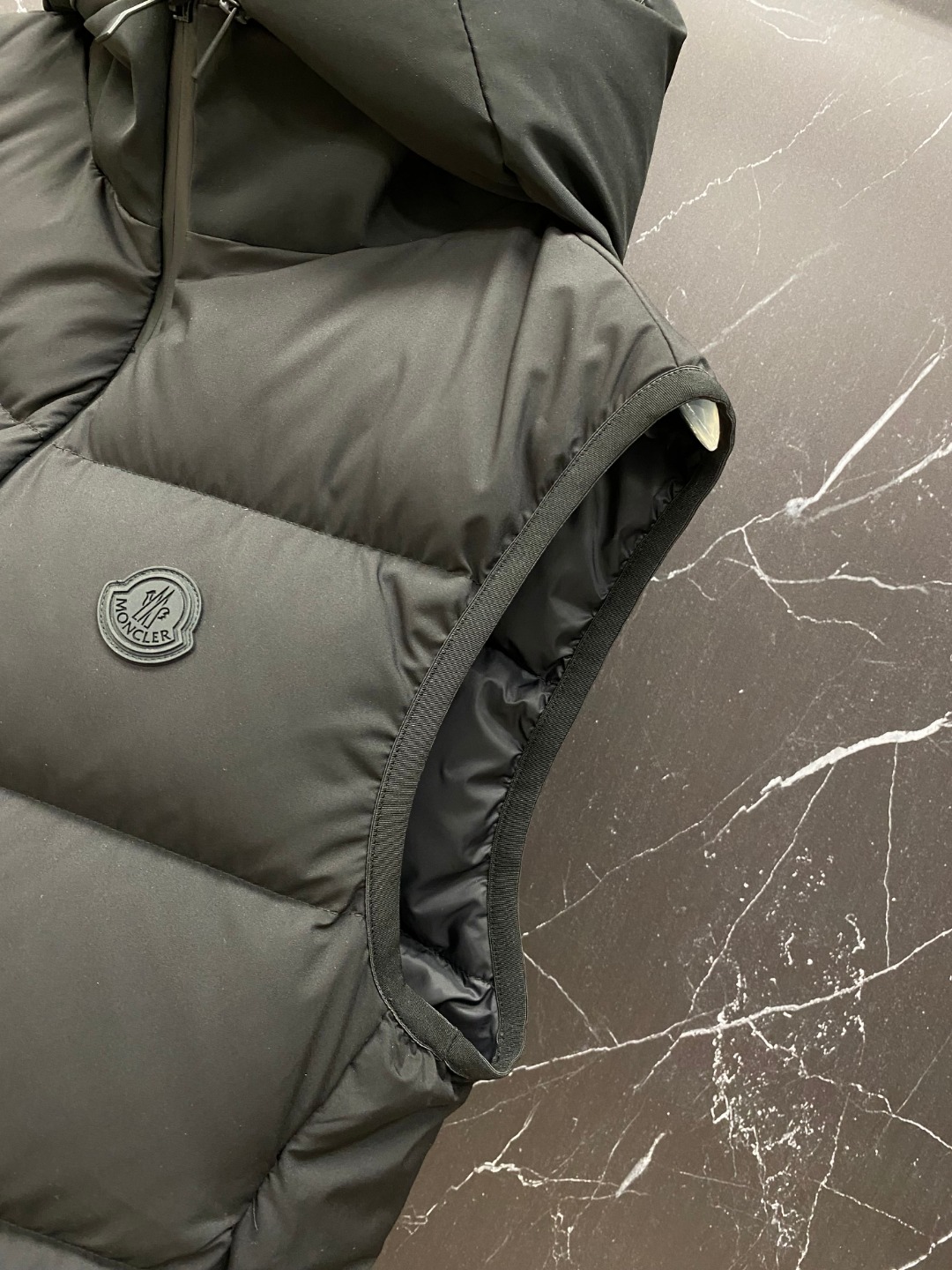 Moncler Male Down Vest Goose Down Black S-m-l