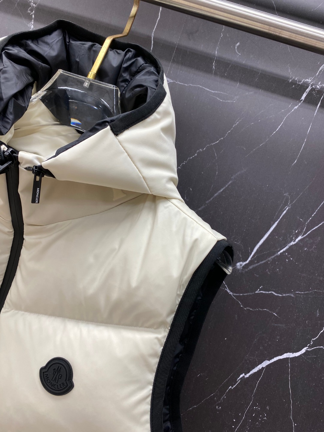 Moncler Male Down Vest Goose Down Black S-m-l