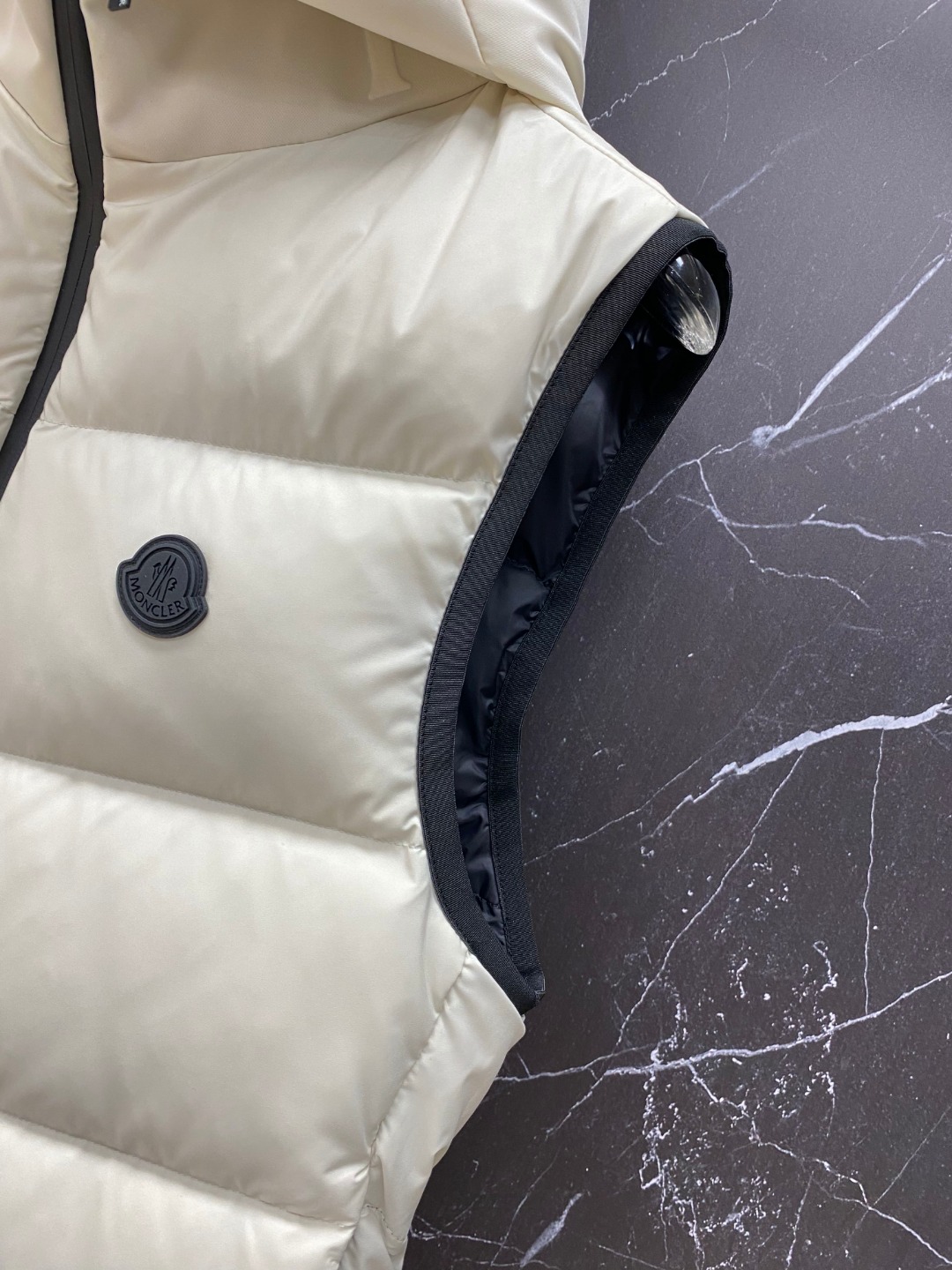 Moncler Male Down Vest Goose Down Black S-m-l