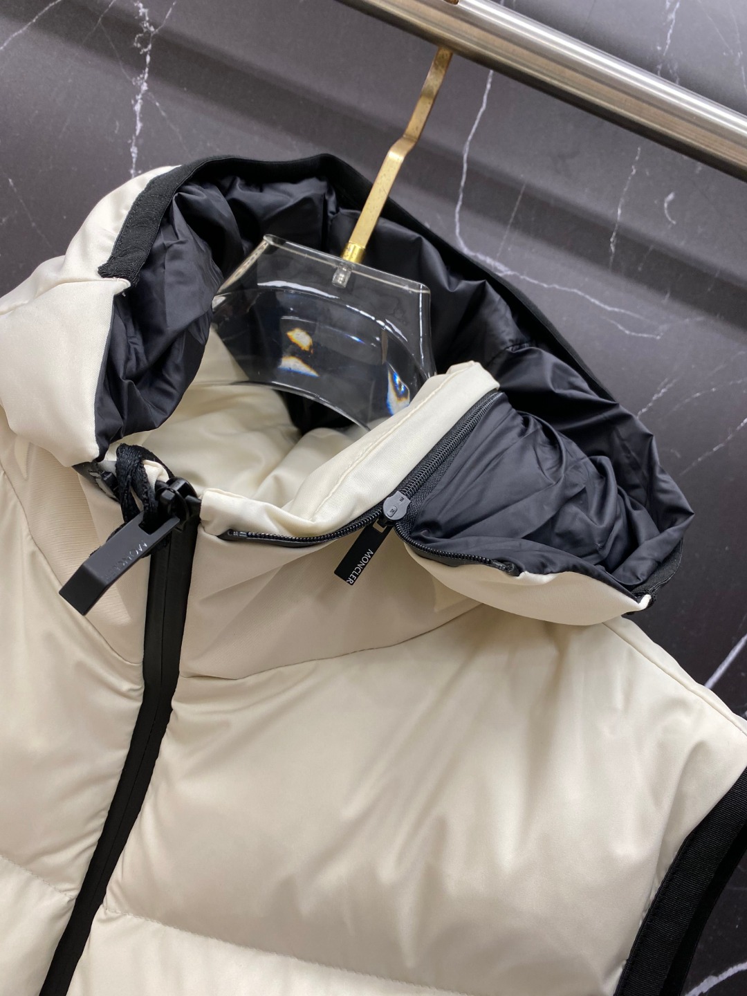 Moncler Male Down Vest Goose Down Black S-m-l