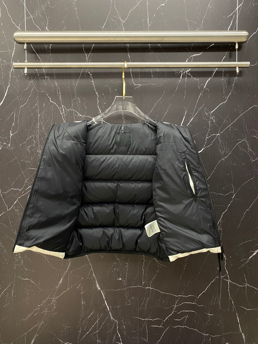 Moncler Male Down Vest Goose Down Black S-m-l