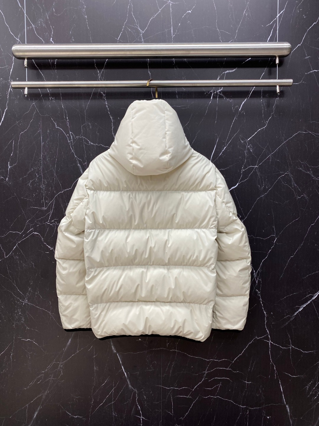 Moncler Male Jacket Goose Down Black Hooded S-m-l