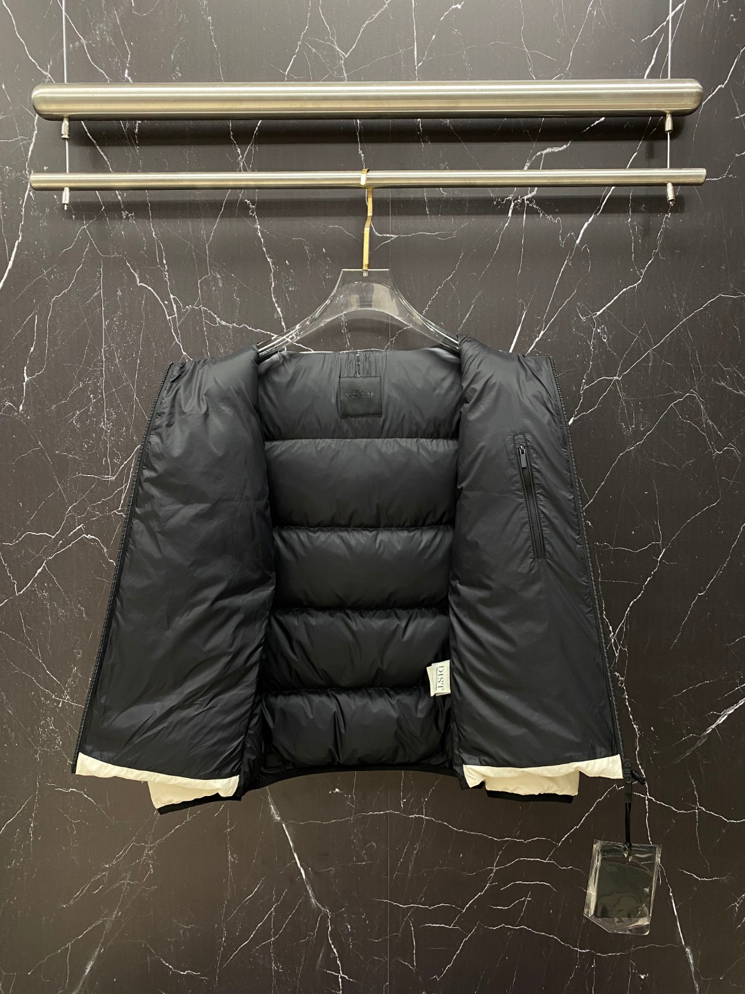 Moncler Male Jacket Goose Down Black Hooded S-m-l
