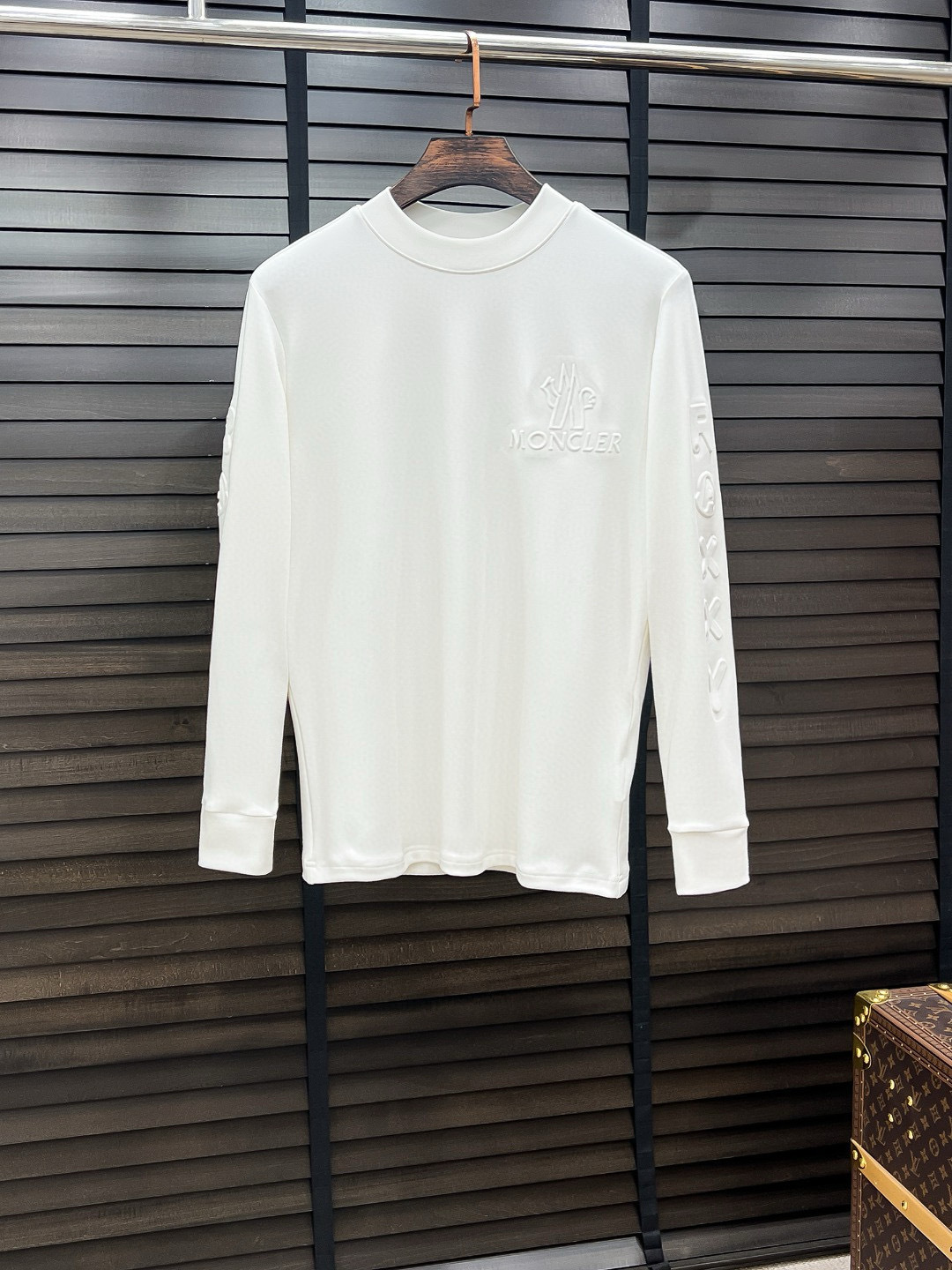 Moncler Hoodie Cotton Black Fleece Lined S-m-l-xl