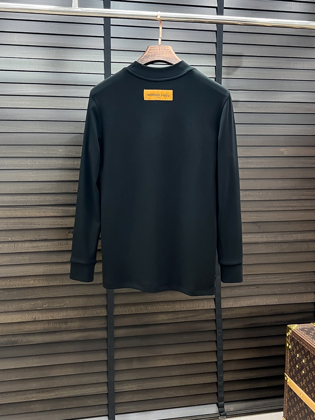 Louis Vuitton Hoodie Cotton Black Fleece Lined S-m-l-xl