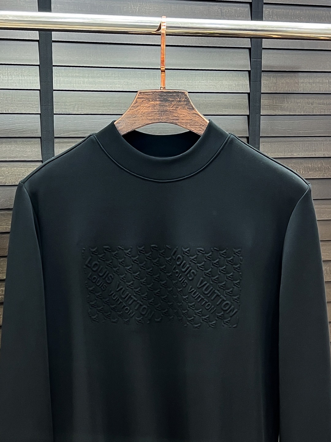 Louis Vuitton Hoodie Cotton Black Fleece Lined S-m-l-xl