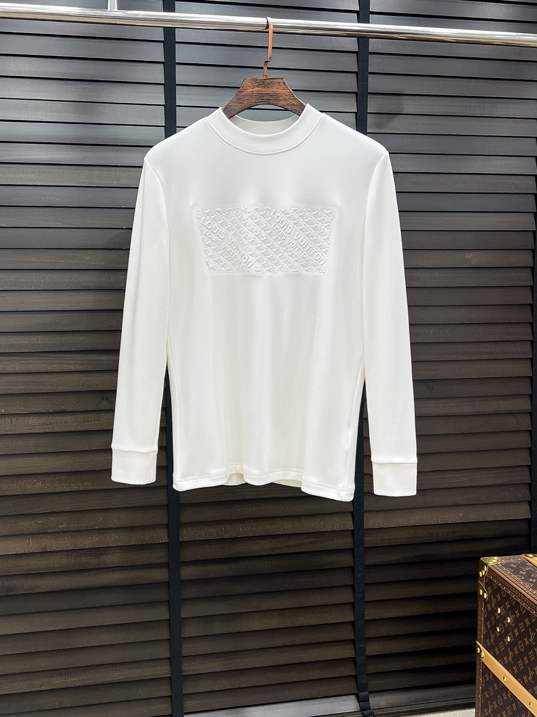 Louis Vuitton Hoodie Cotton Black Fleece Lined S-m-l-xl