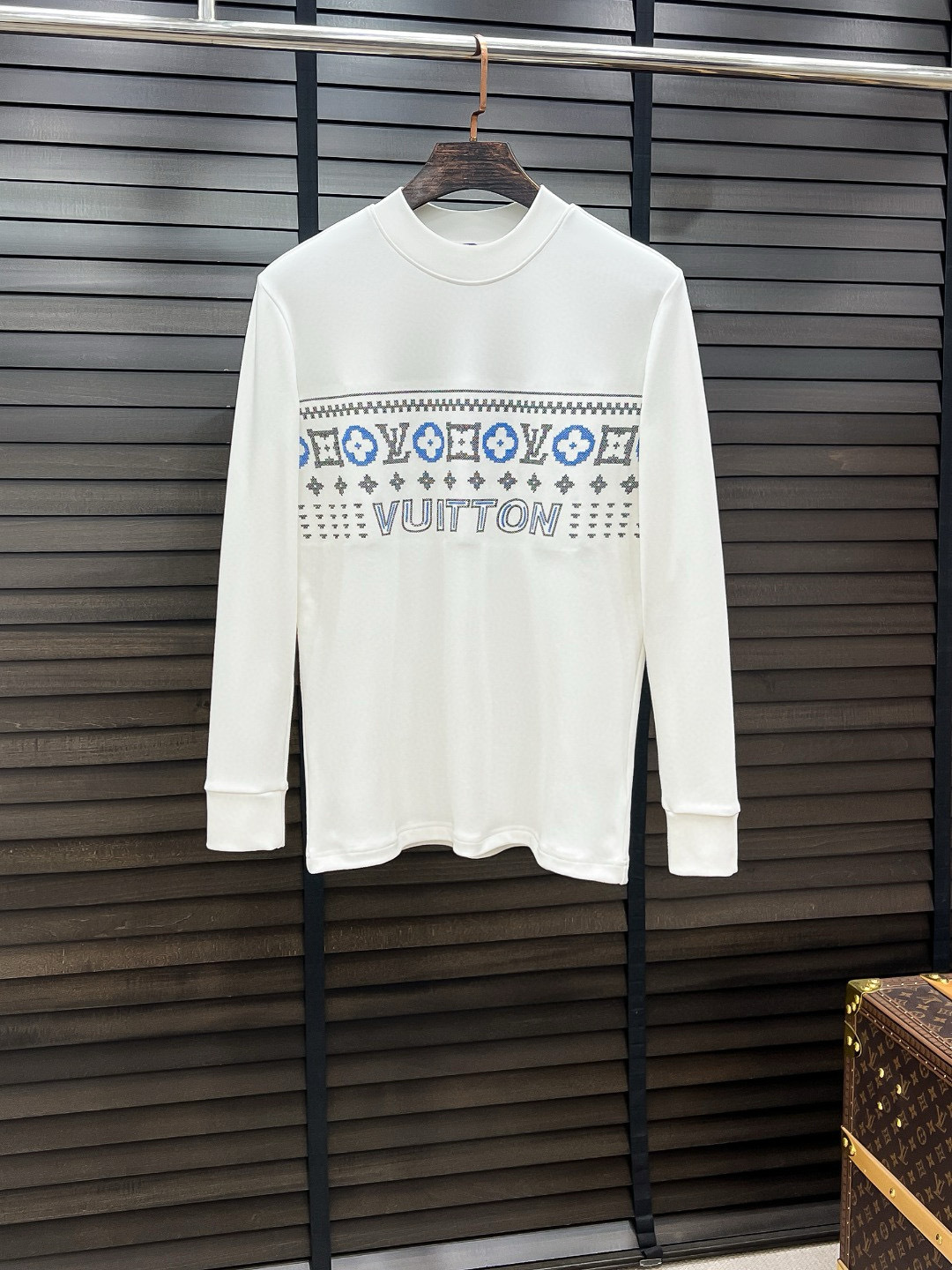 Louis Vuitton Hoodie Cotton Black Fleece Lined S-m-l-xl