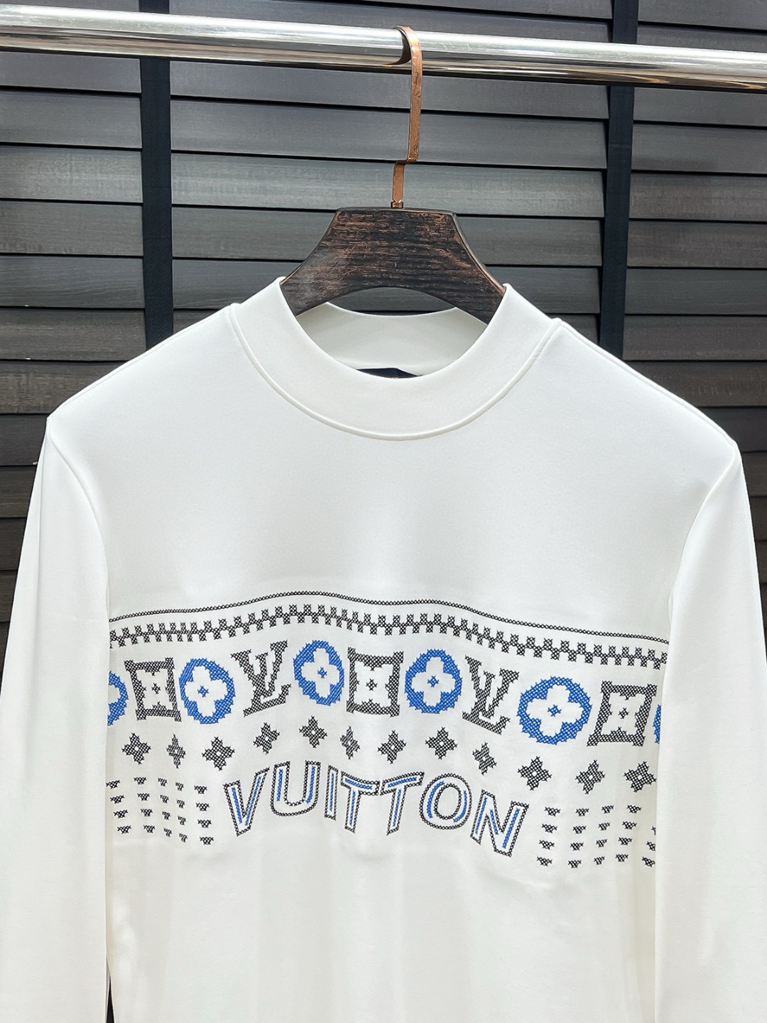 Louis Vuitton Hoodie Cotton Black Fleece Lined S-m-l-xl