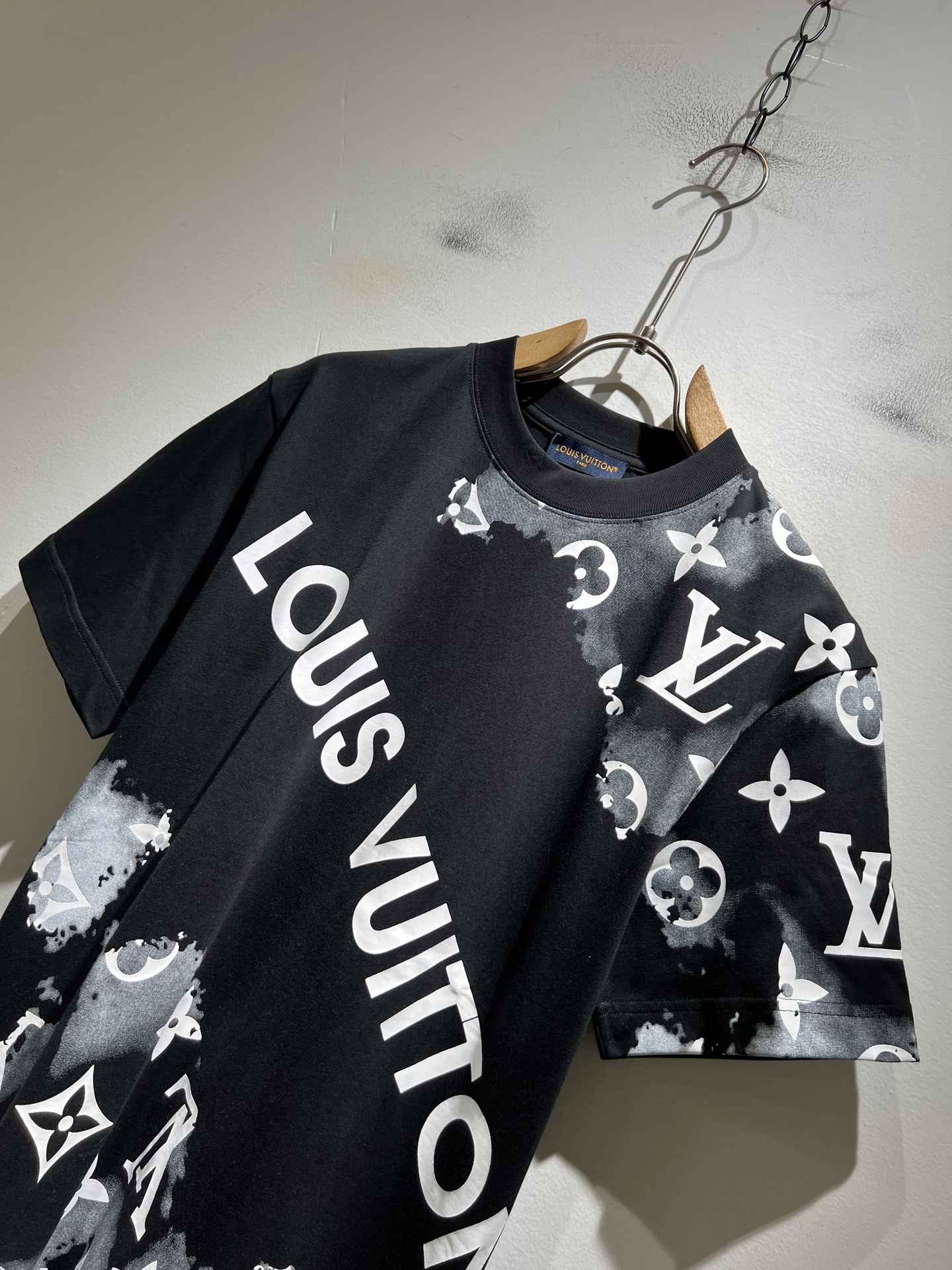 Louis Vuitton Couple Basic Clothing Cotton Printed S-m-l-xl