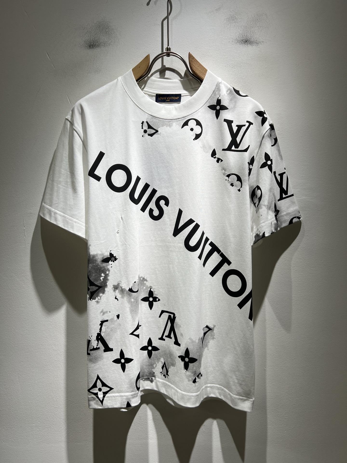Louis Vuitton Couple Basic Clothing Cotton Printed S-m-l-xl