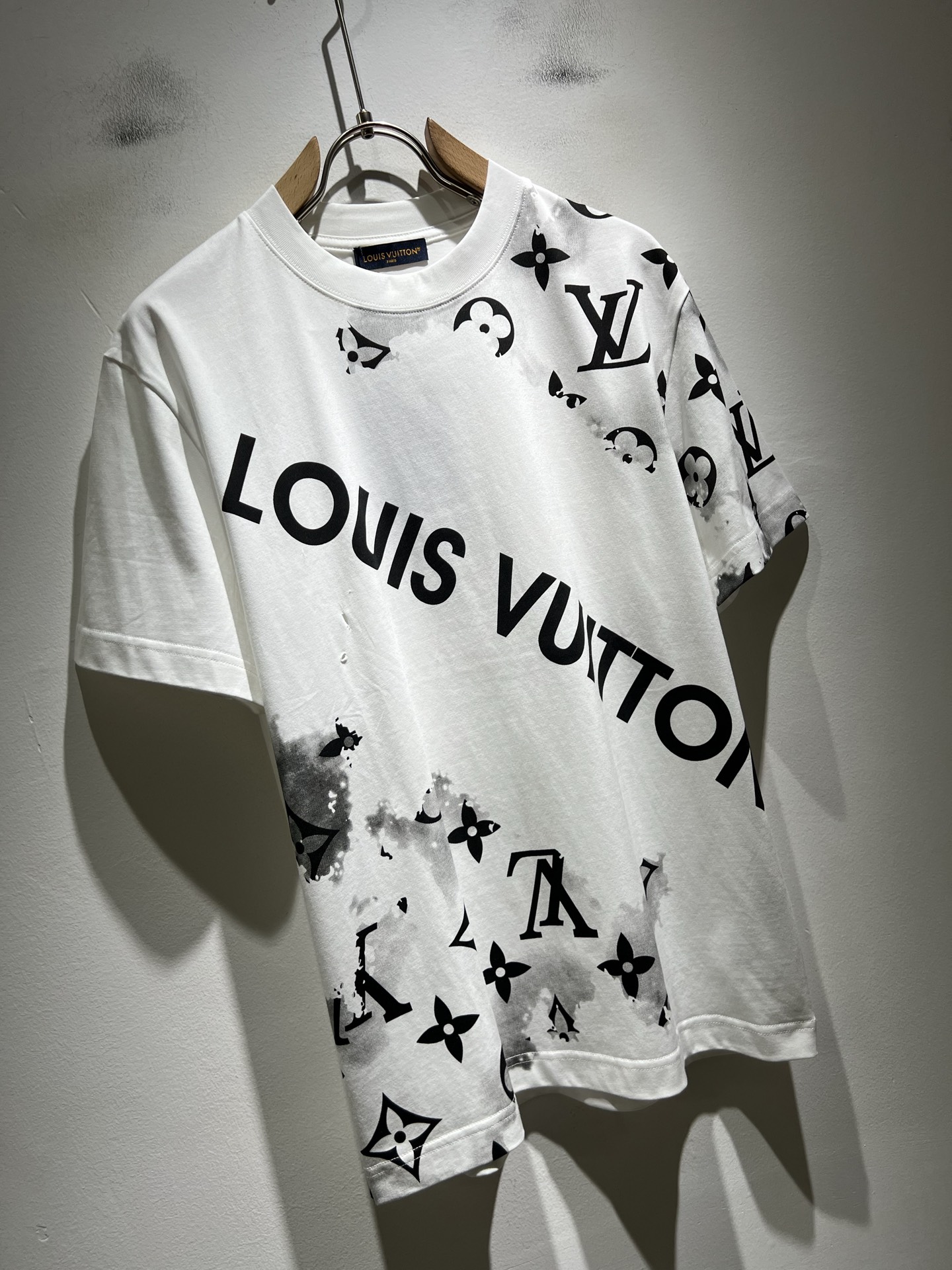 Louis Vuitton Couple Basic Clothing Cotton Printed S-m-l-xl