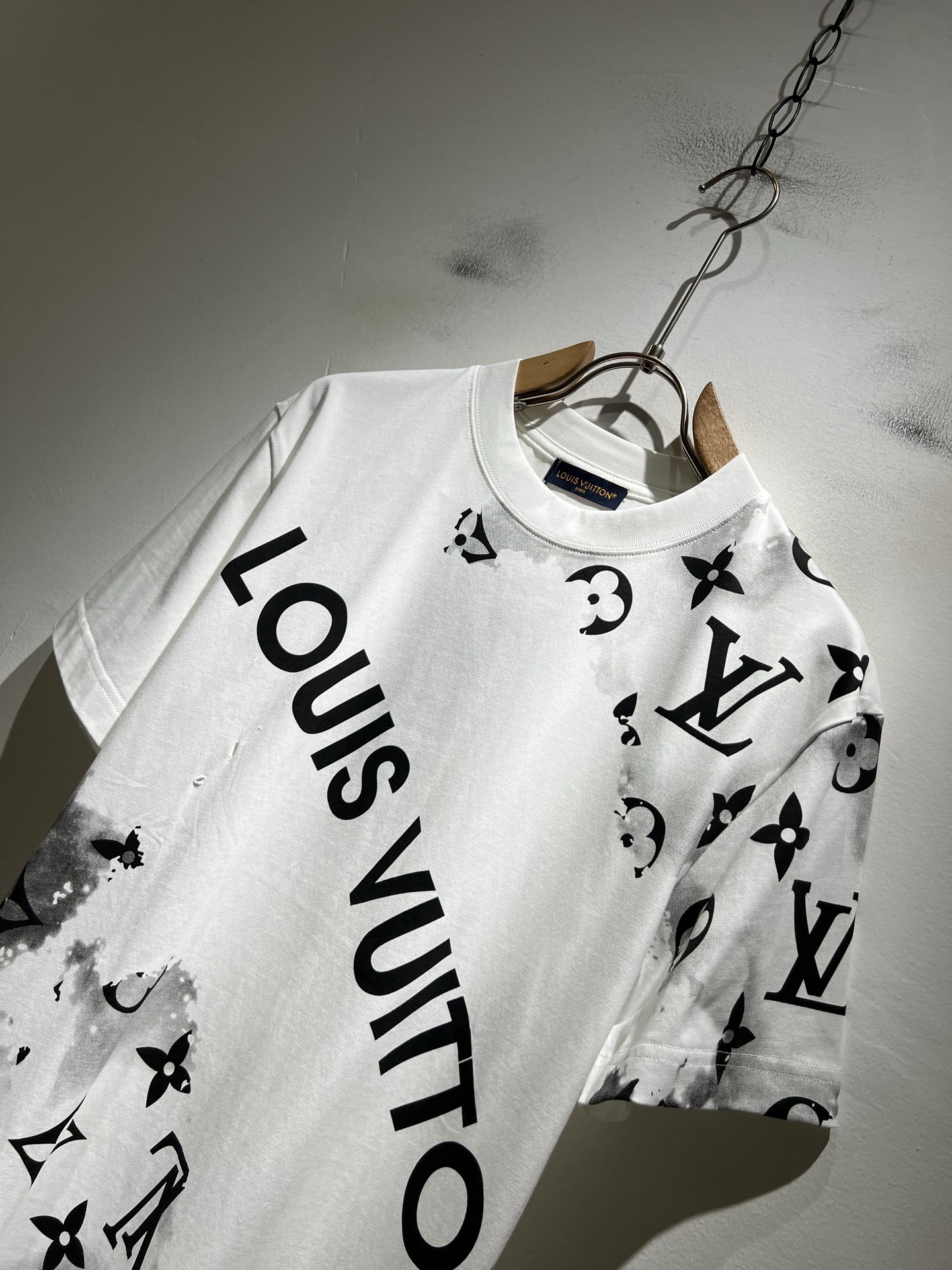 Louis Vuitton Couple Basic Clothing Cotton Printed S-m-l-xl